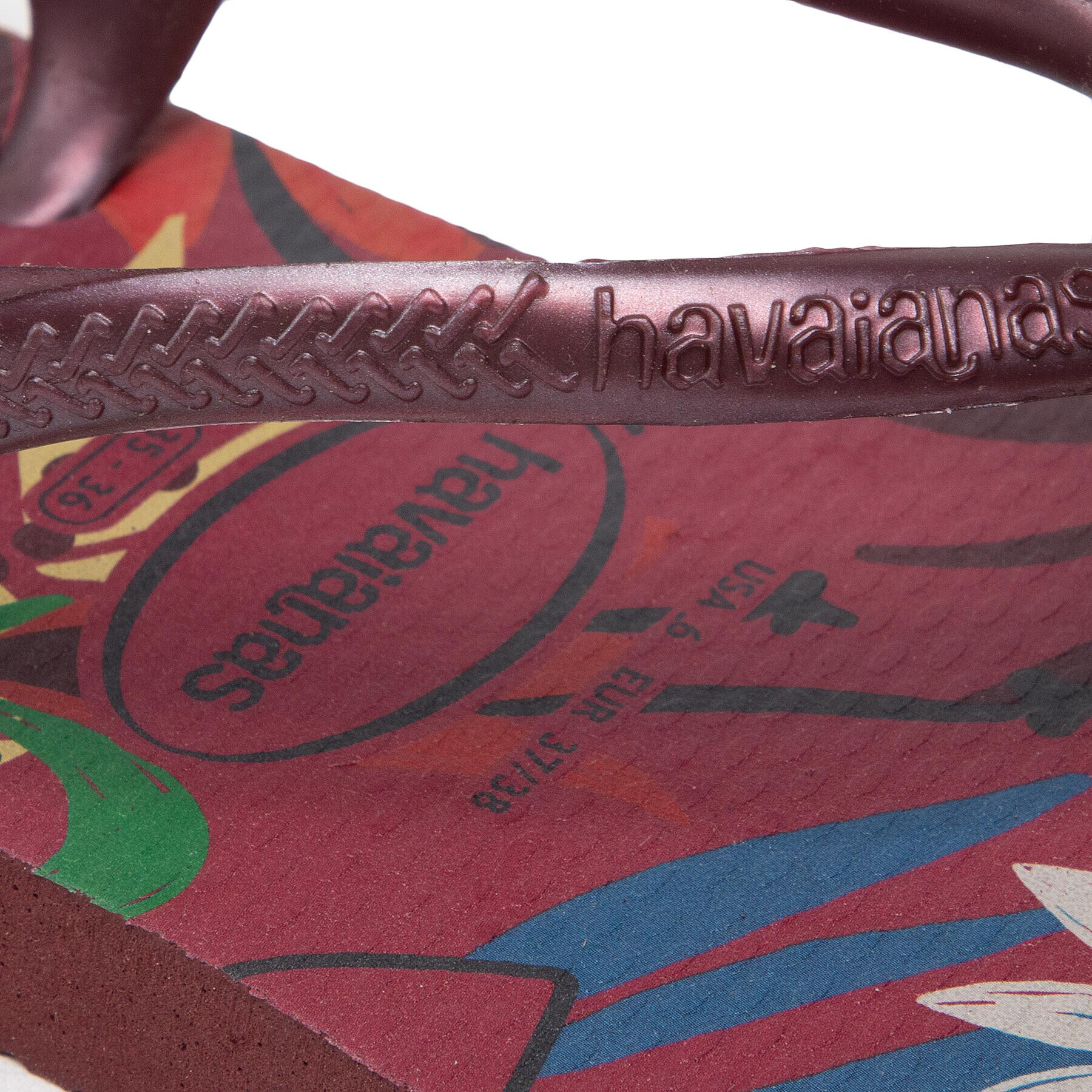 Havaianas Сандали Luna Print 41372594924 Бордо - Pepit.bg