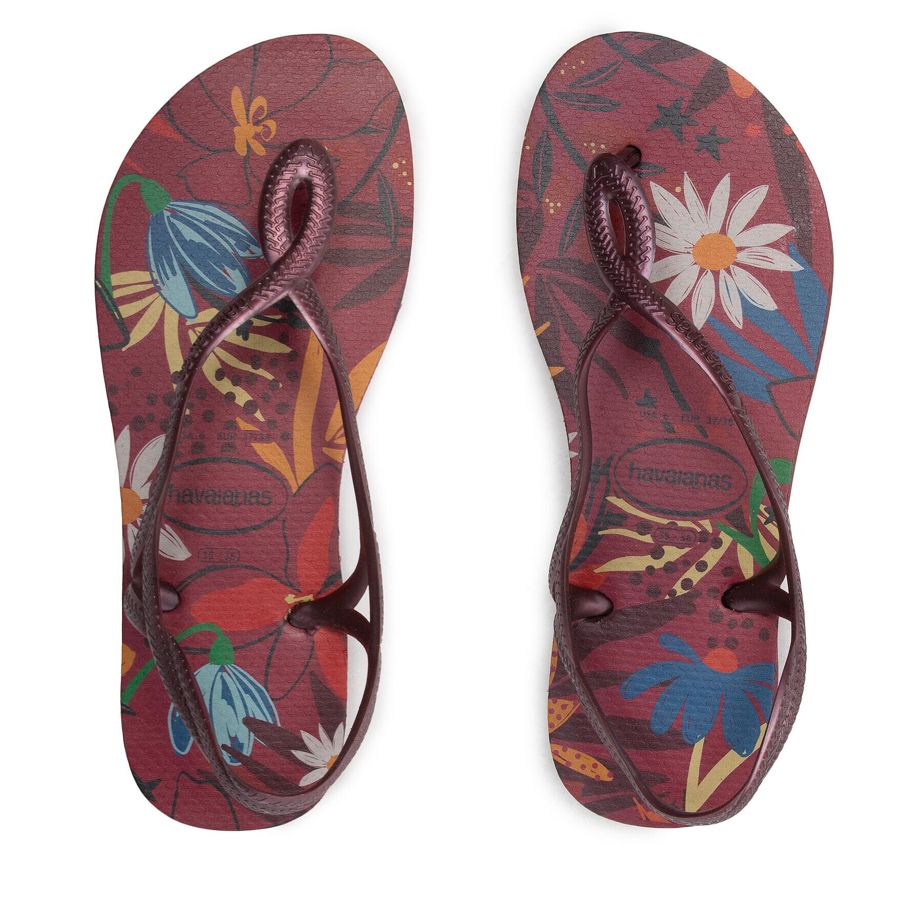 Havaianas Сандали Luna Print 41372594924 Бордо - Pepit.bg