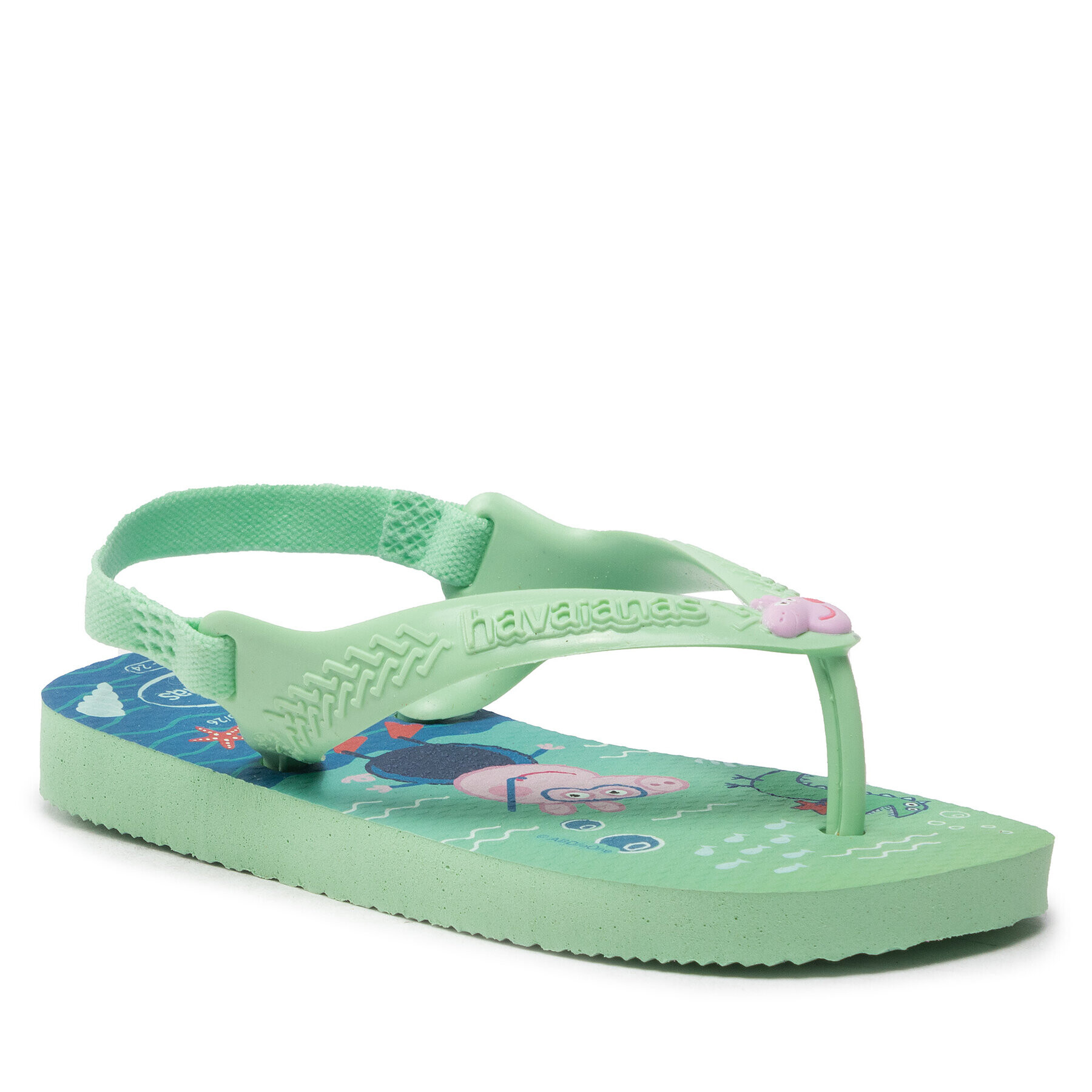 Havaianas Сандали Peppa Pig 41459806617 Зелен - Pepit.bg