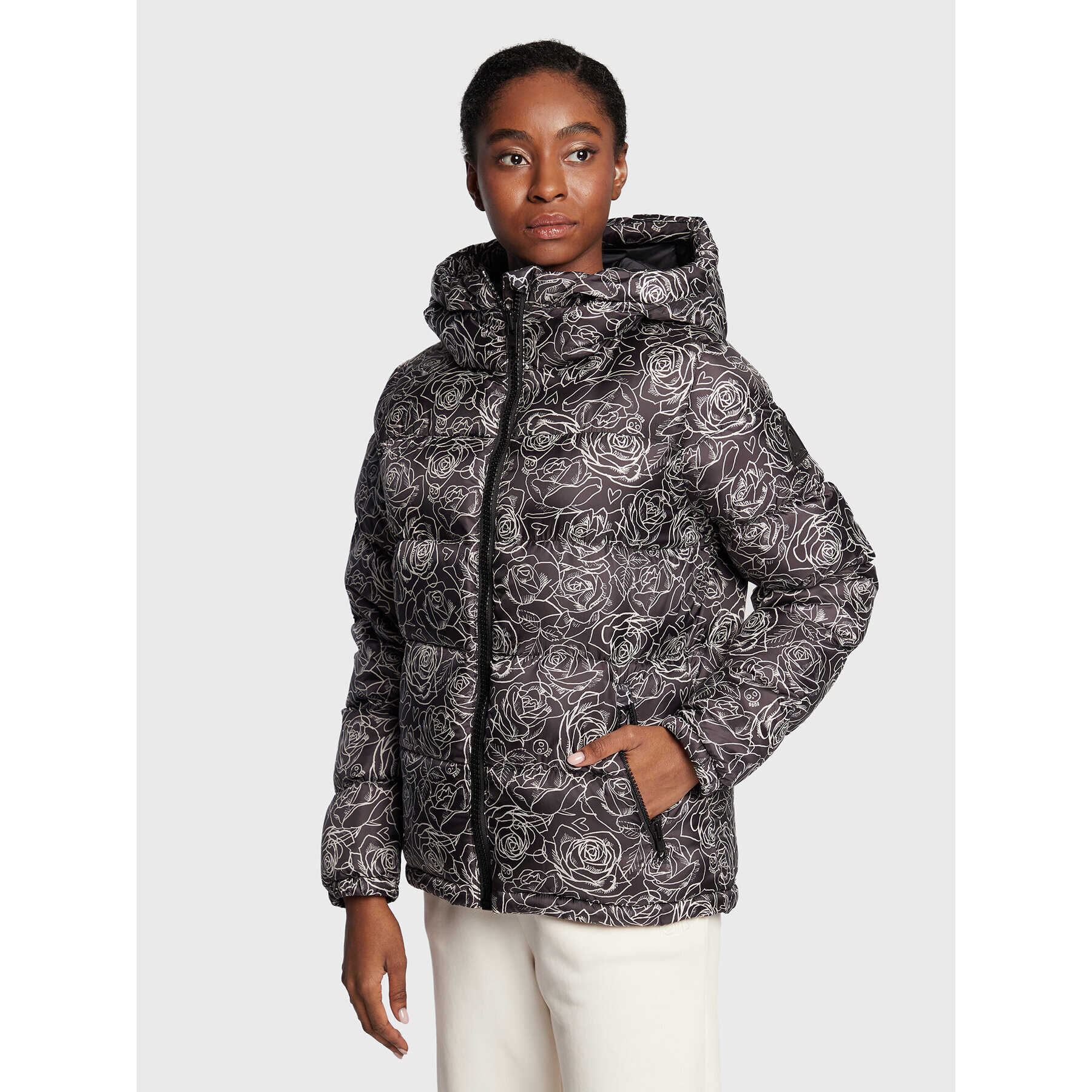 Head Пухено яке Rebels Star Phase 824142 Черен Regular Fit - Pepit.bg