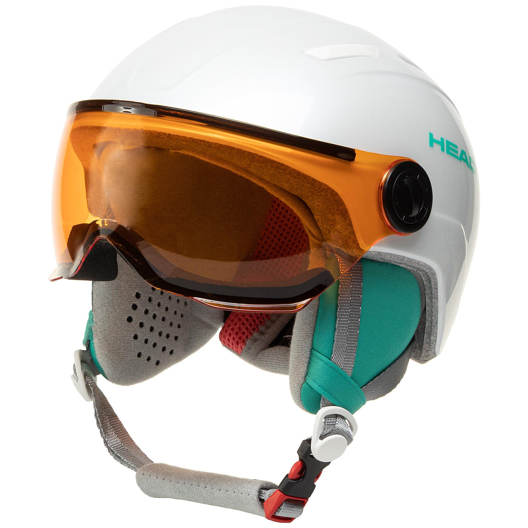 Head Скиорска каска Maja Visor 328169 Бял - Pepit.bg