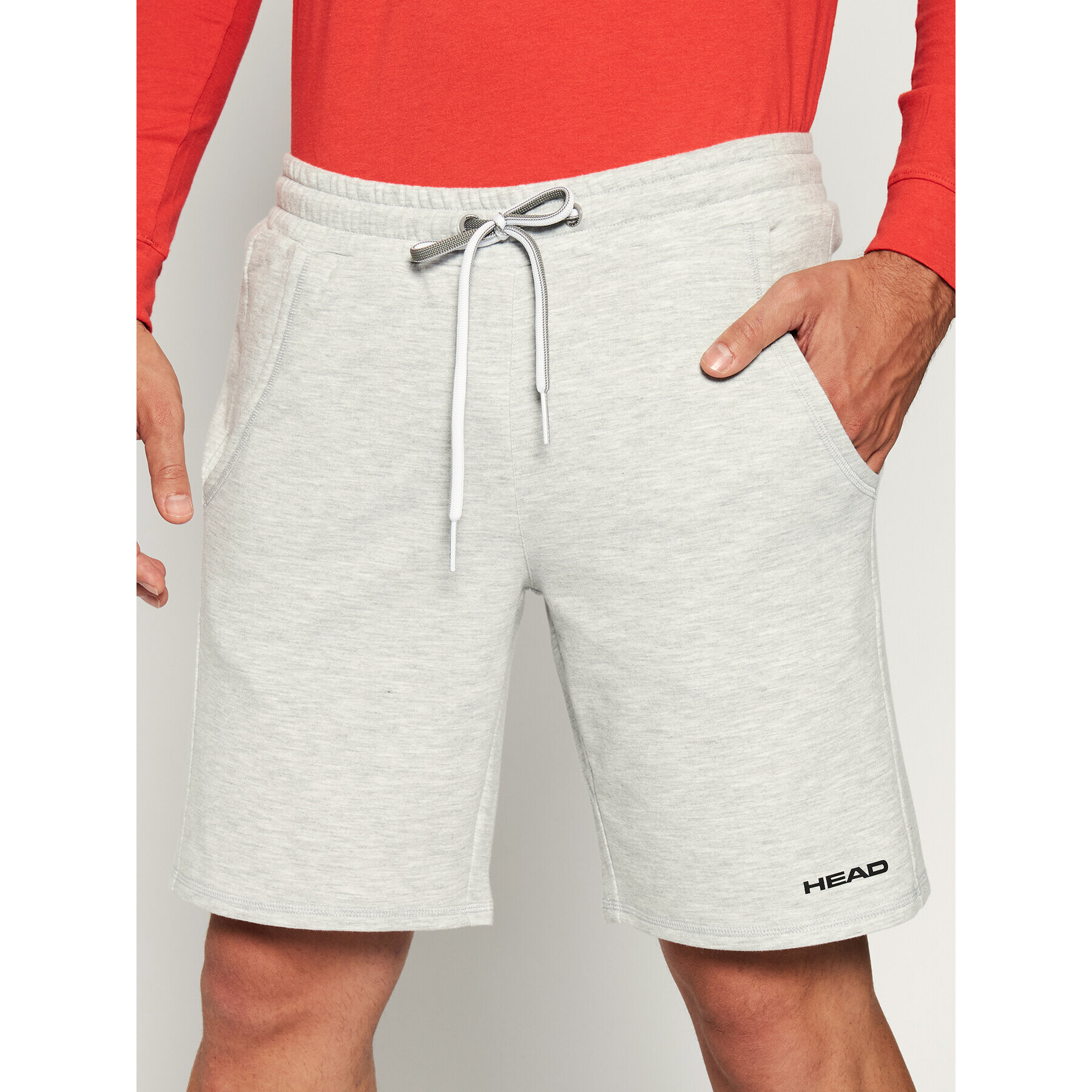 Head Спортни шорти Club Jacob 811479 Сив Regular Fit - Pepit.bg