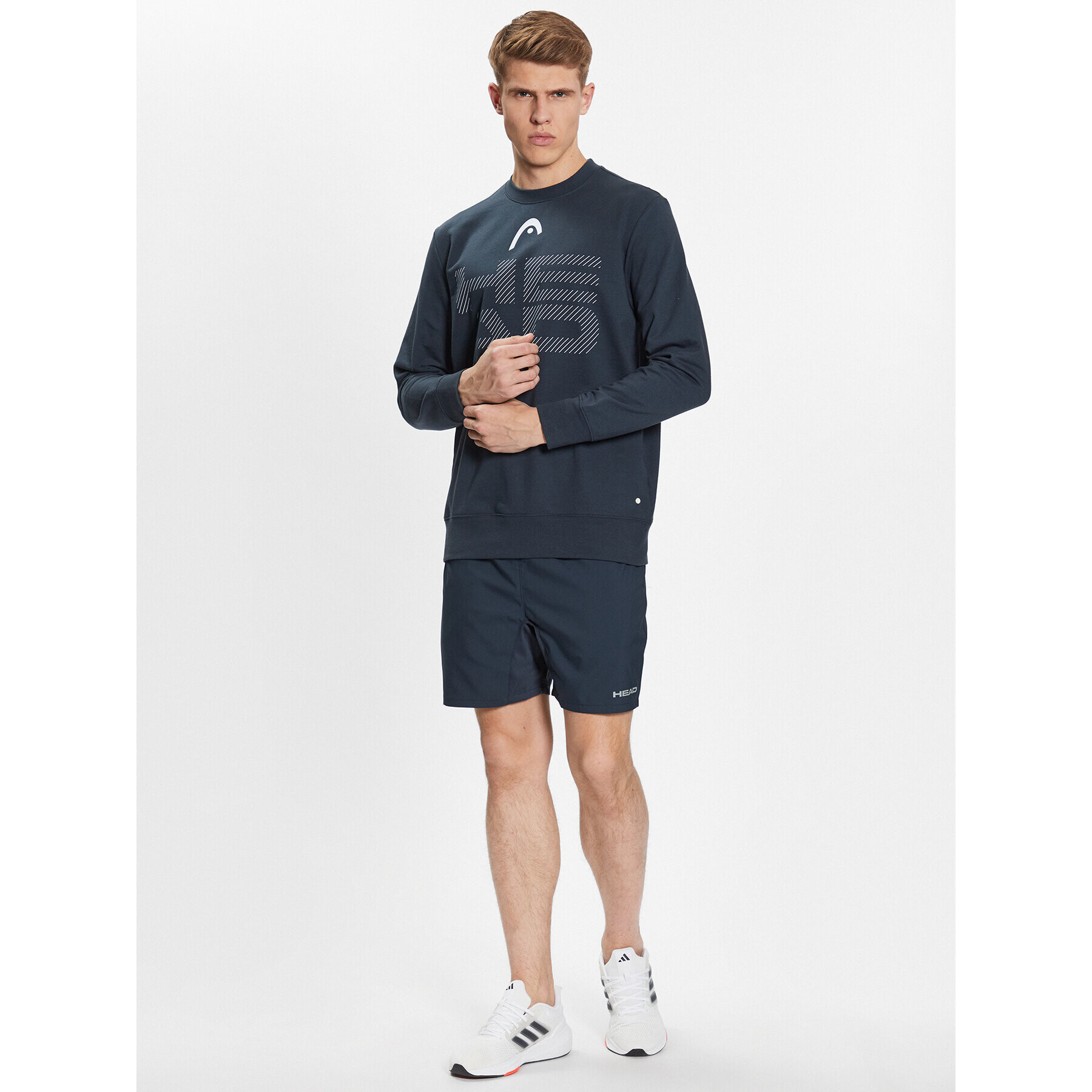 Head Суитшърт Rally 811393 Тъмносин Regular Fit - Pepit.bg