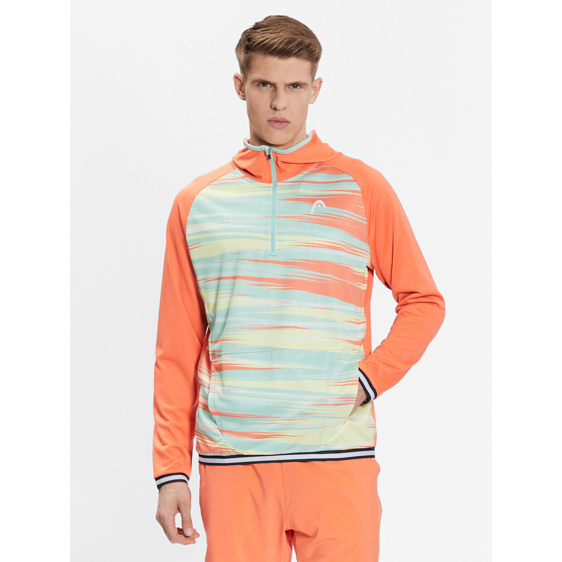 Head Суитшърт Topspin 811493 Оранжев Regular Fit - Pepit.bg
