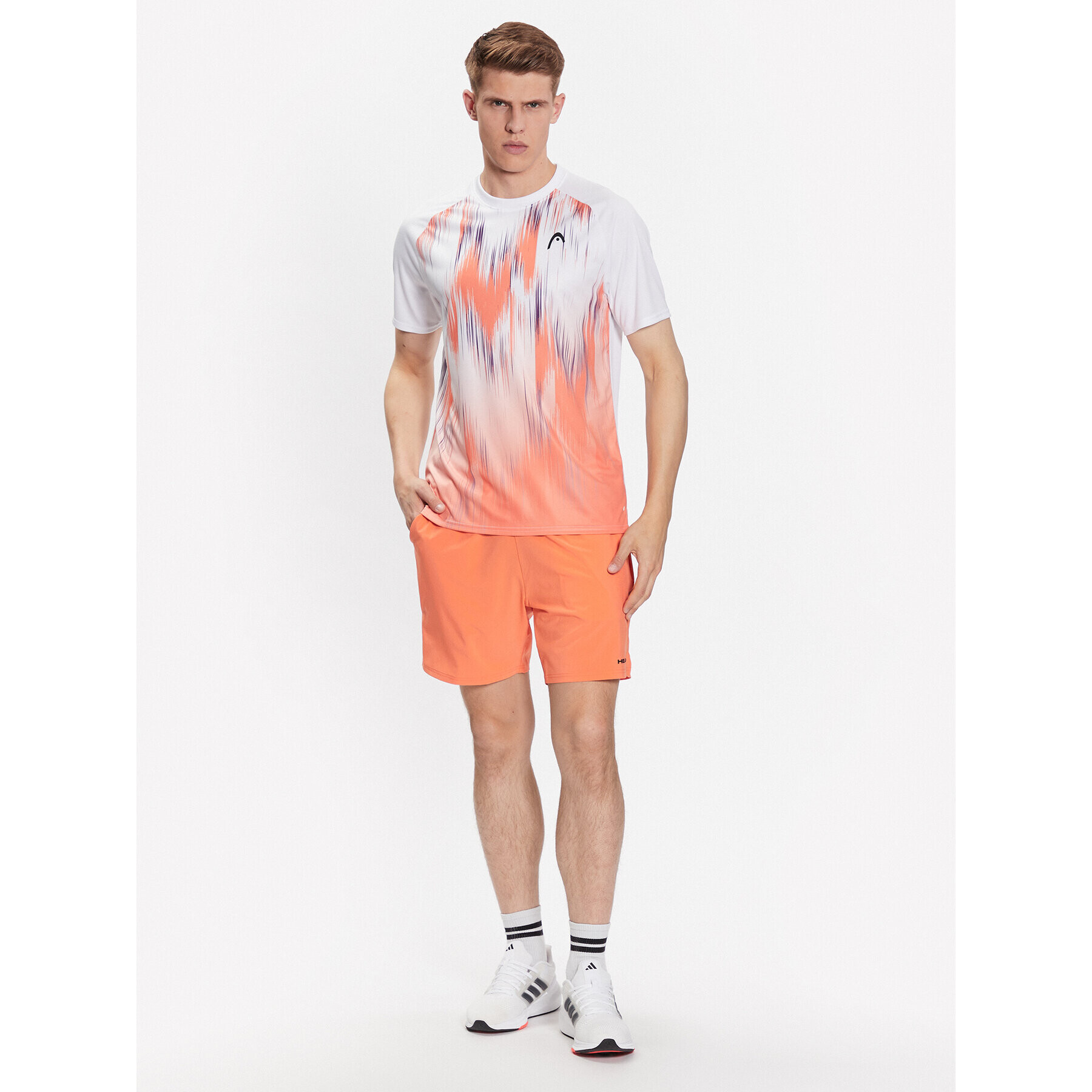 Head Тишърт Topspin 811453 Бял Regular Fit - Pepit.bg