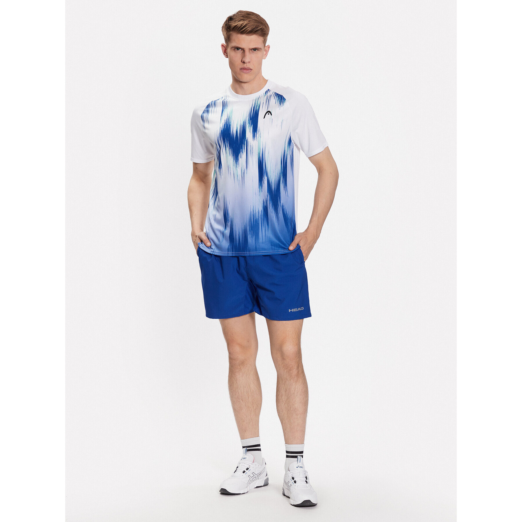 Head Тишърт Topspin 811453 Бял Regular Fit - Pepit.bg