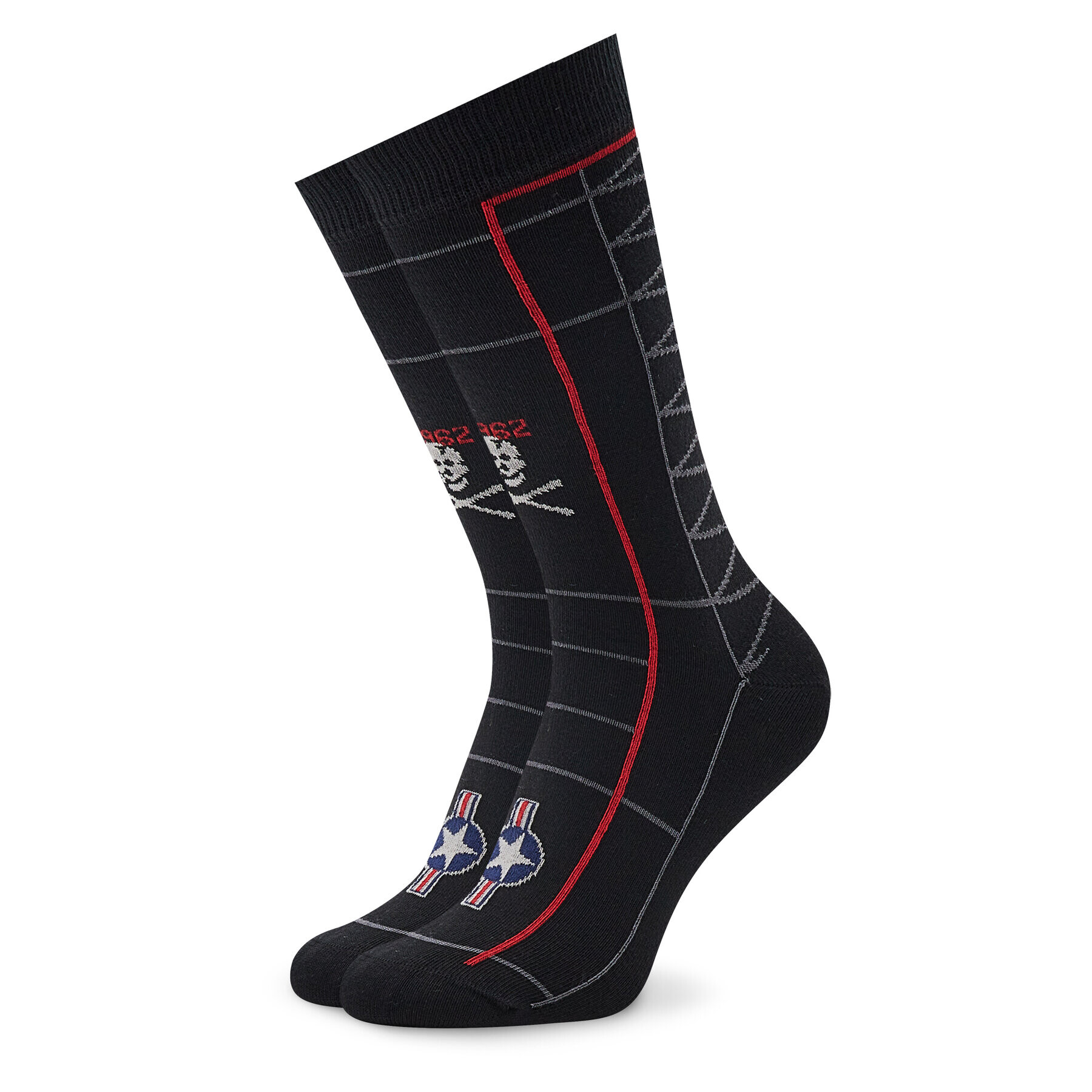 Heel Tread Дълги чорапи unisex Blackbird Черен - Pepit.bg