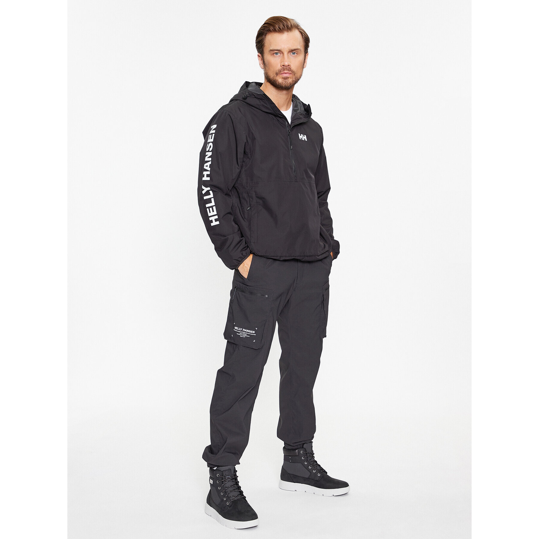 Helly Hansen Анорак Ervik Ins 53985 Черен Regular Fit - Pepit.bg