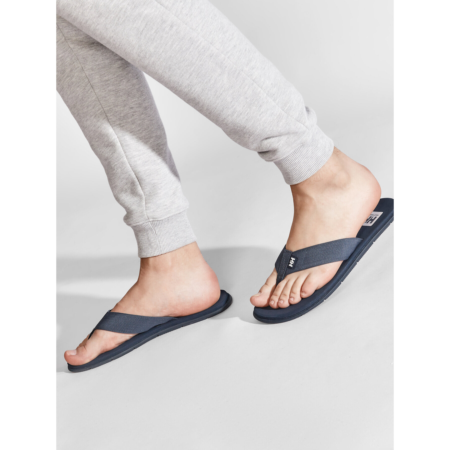 Helly Hansen Джапанки Logo Sandal 11600_597 Тъмносин - Pepit.bg