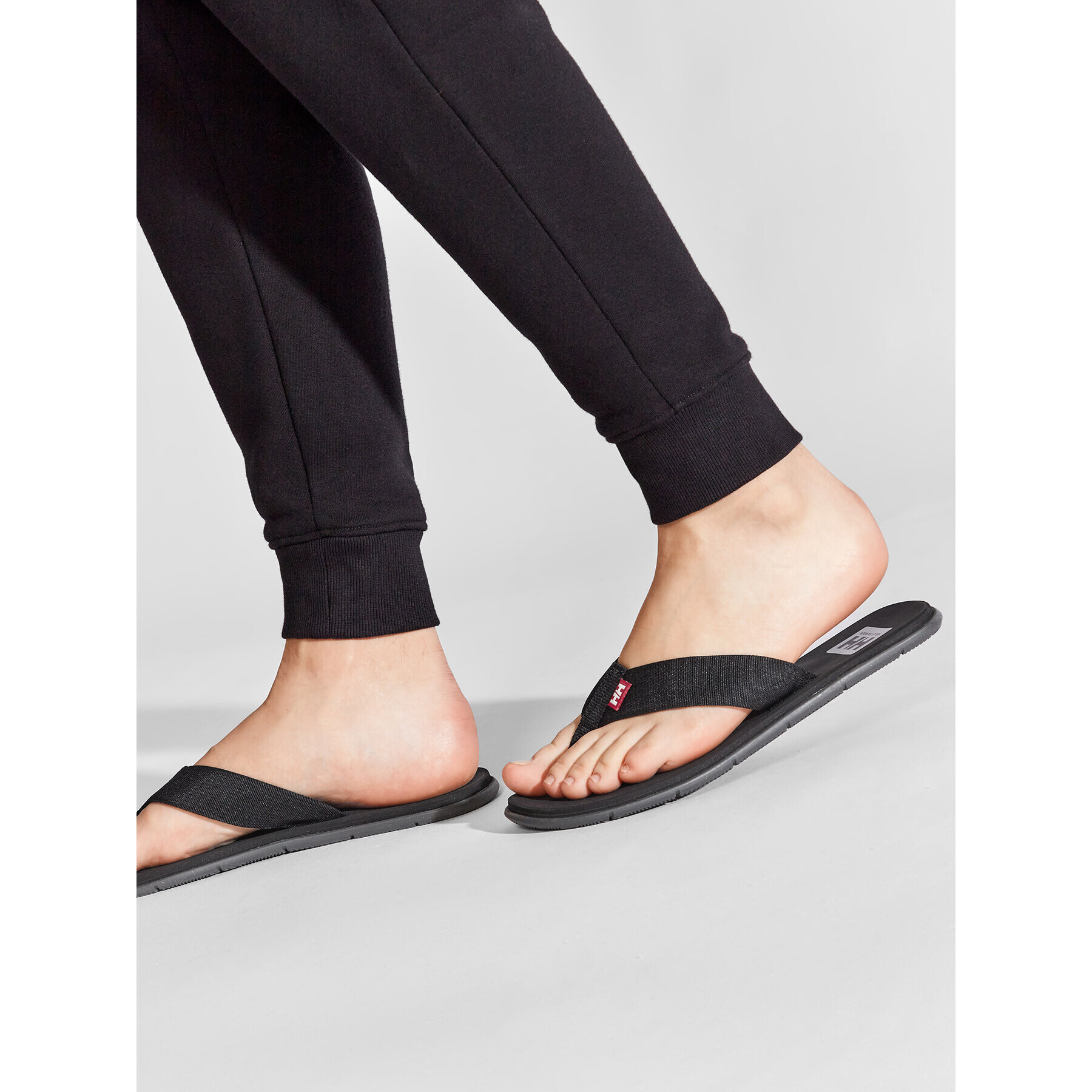 Helly Hansen Джапанки Logo Sandal 11600 993 Черен - Pepit.bg