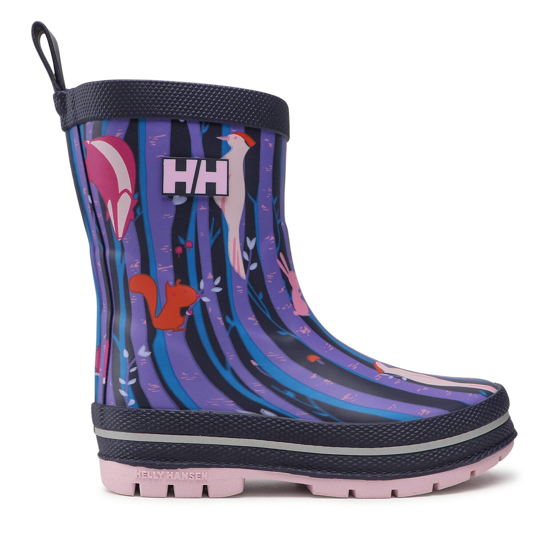 Helly Hansen Гумени ботуши Jk Splash Print 116-73.657 Виолетов - Pepit.bg