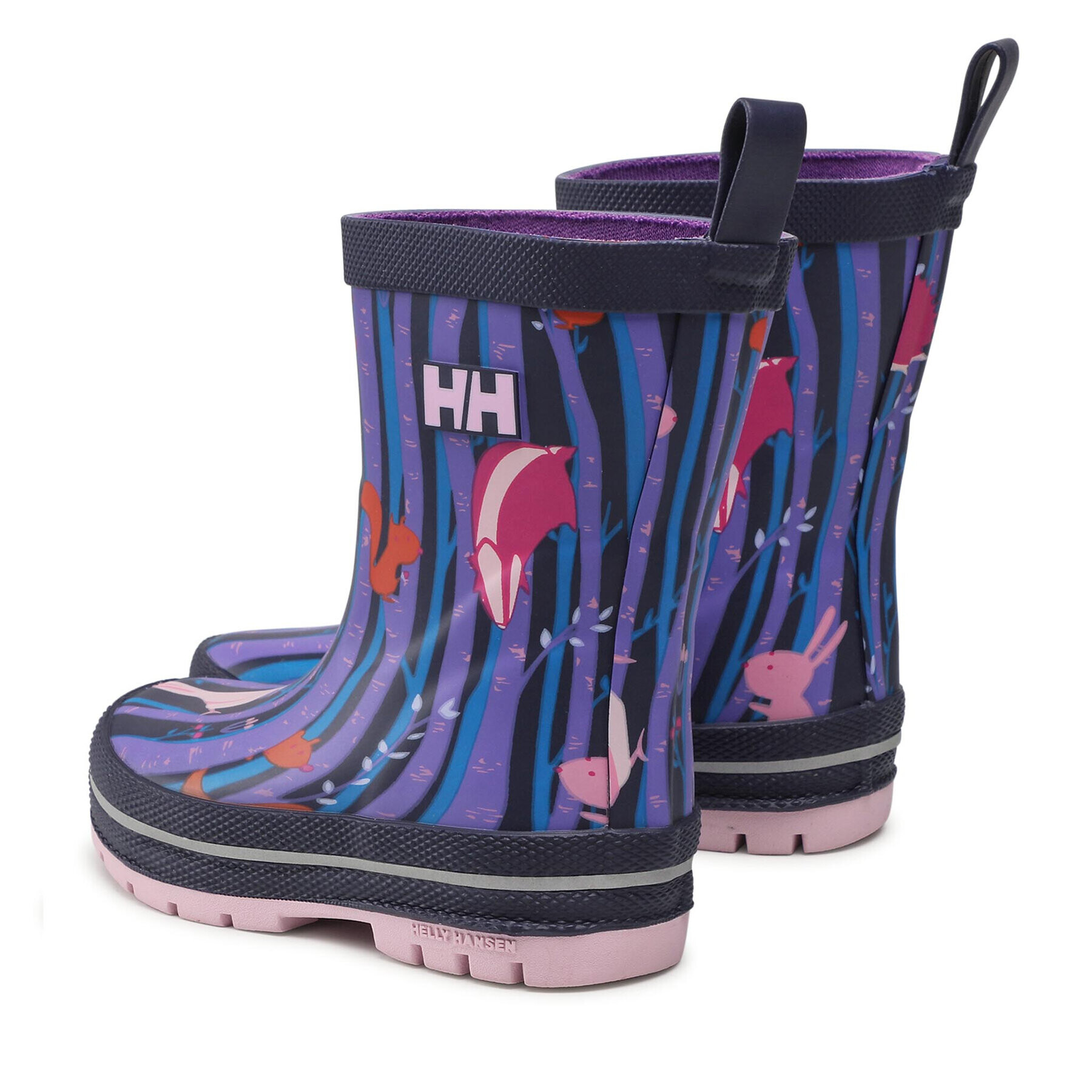 Helly Hansen Гумени ботуши Jk Splash Print 116-73.657 Виолетов - Pepit.bg