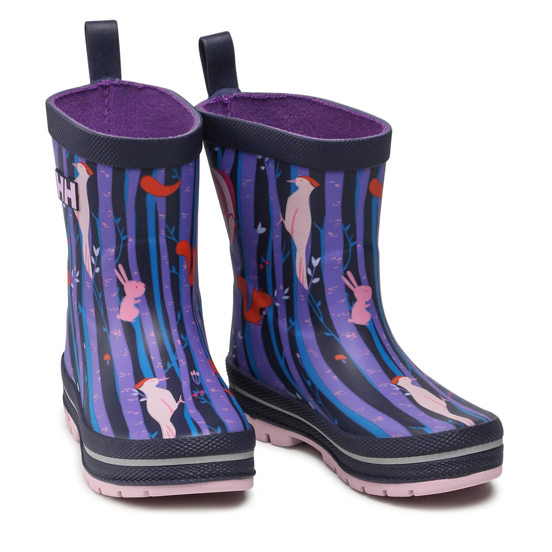Helly Hansen Гумени ботуши Jk Splash Print 116-73.657 Виолетов - Pepit.bg