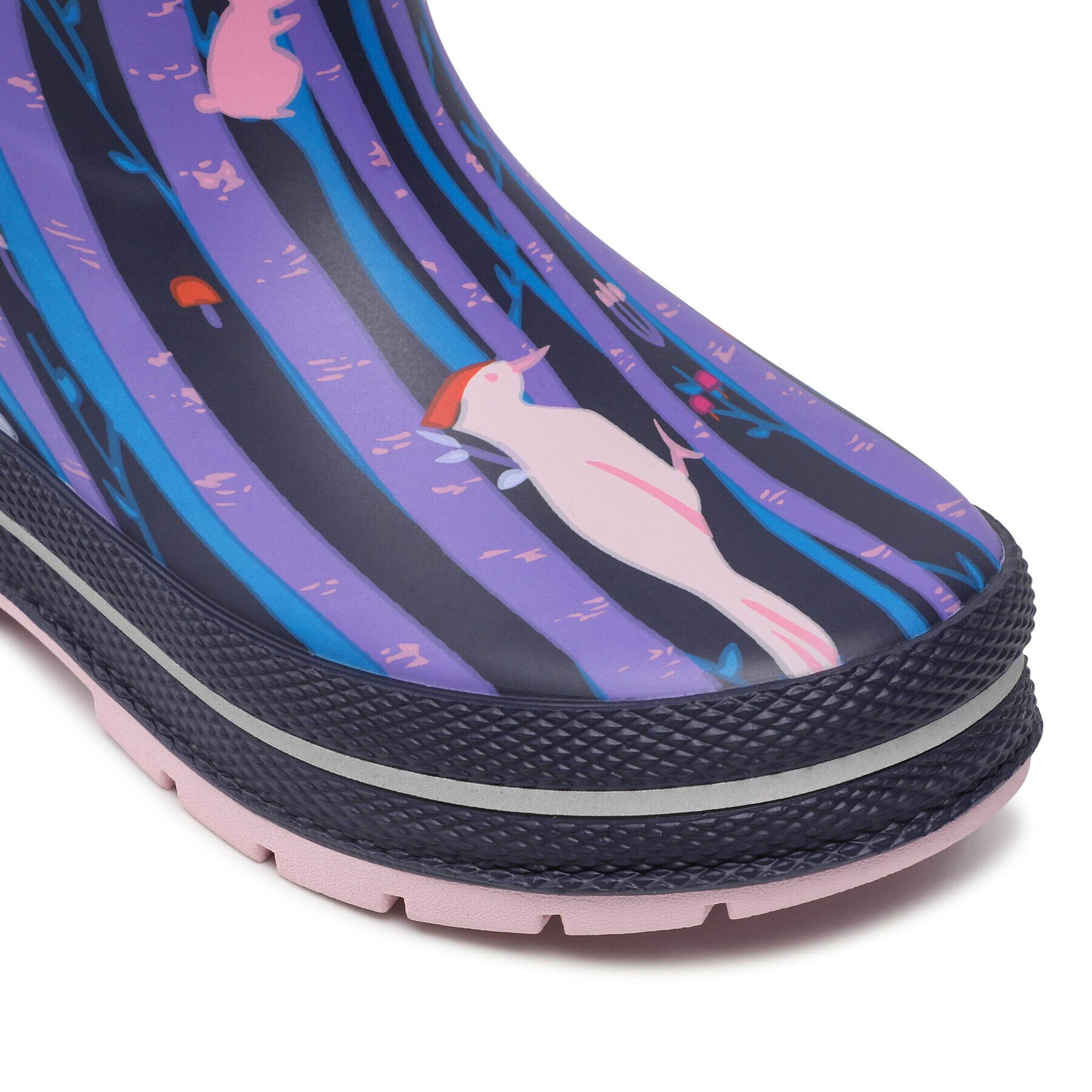 Helly Hansen Гумени ботуши Jk Splash Print 116-73.657 Виолетов - Pepit.bg