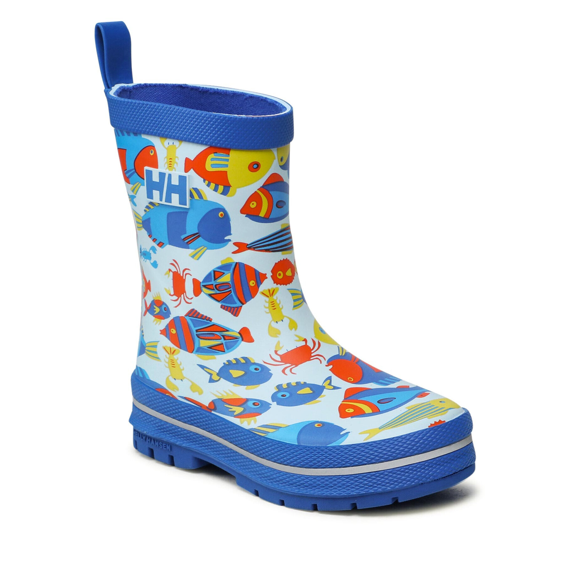 Helly Hansen Гумени ботуши Jk Splash Print 11673 538-7 24 Син - Pepit.bg