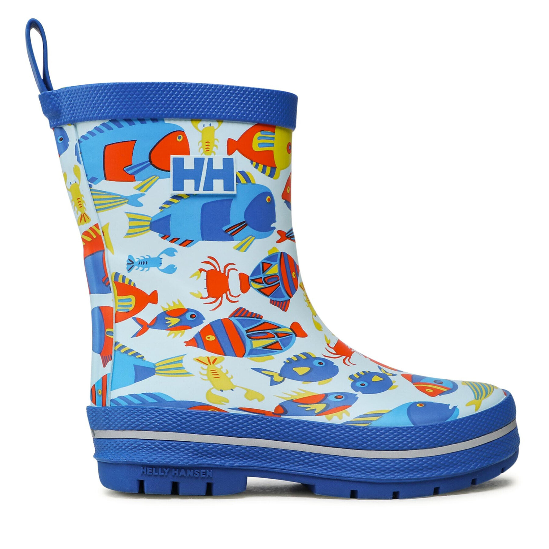 Helly Hansen Гумени ботуши Jk Splash Print 11673 538-7 24 Син - Pepit.bg