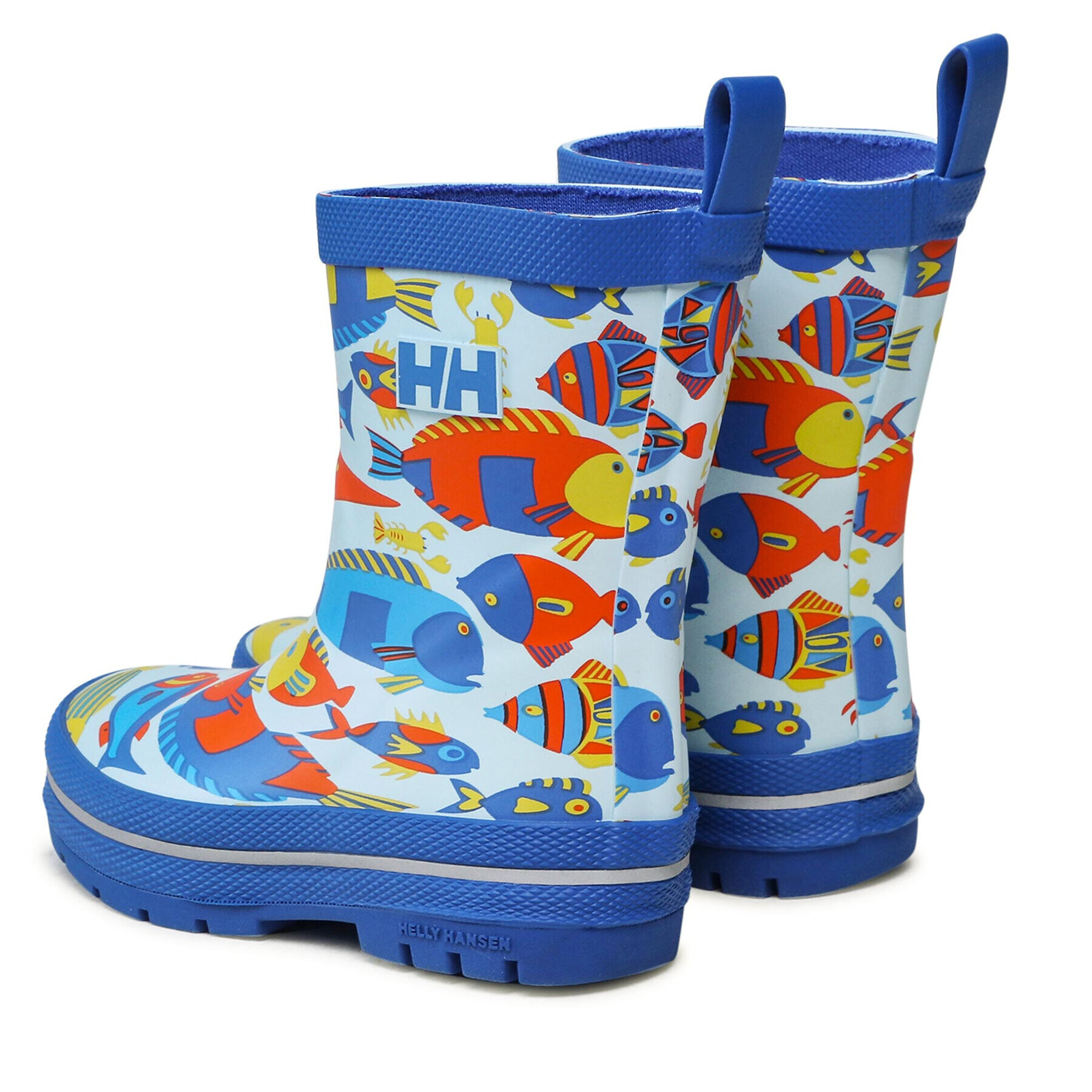 Helly Hansen Гумени ботуши Jk Splash Print 11673 538-7 24 Син - Pepit.bg