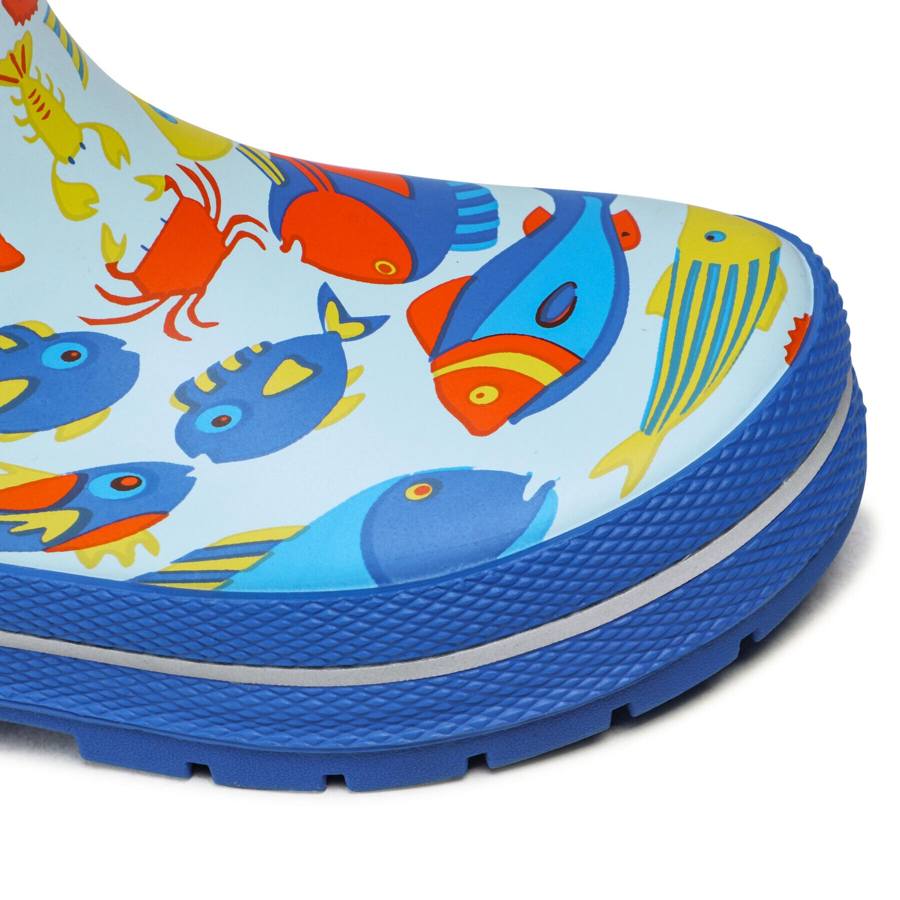 Helly Hansen Гумени ботуши Jk Splash Print 11673 538-7 24 Син - Pepit.bg