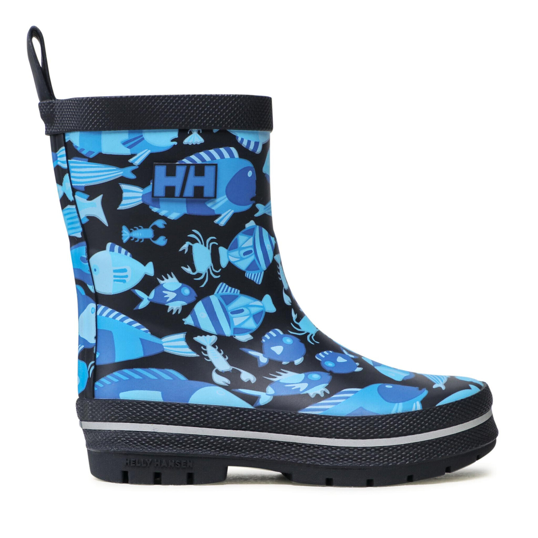 Helly Hansen Гумени ботуши Jk Splash Print 11673 597-7 24 Син - Pepit.bg