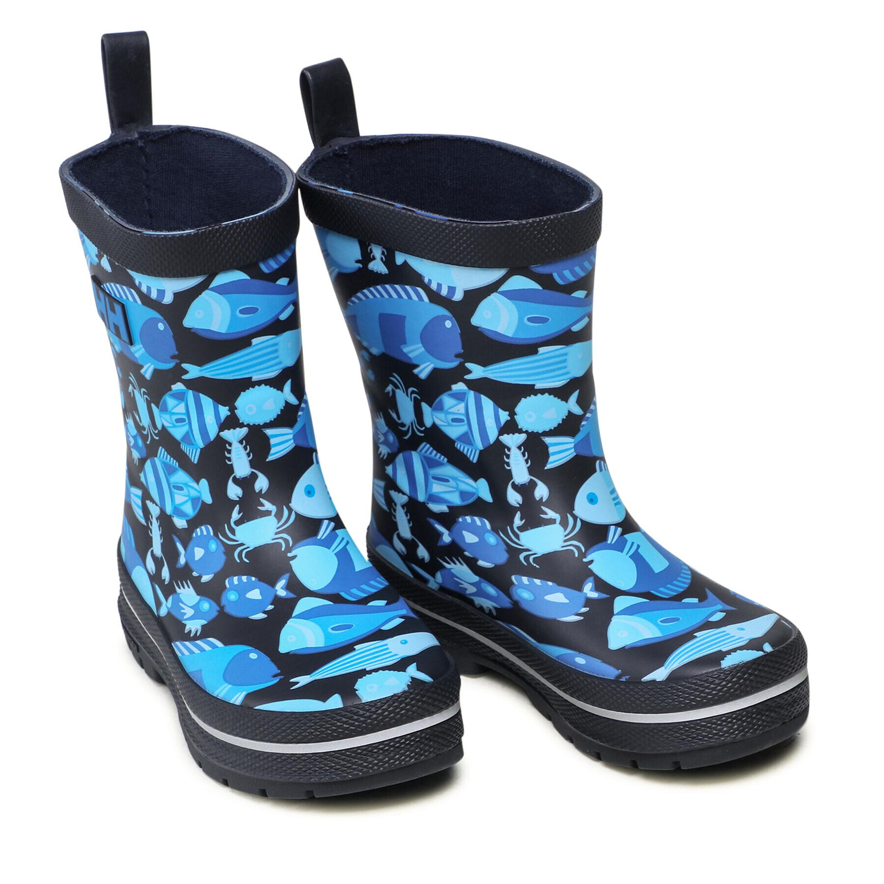 Helly Hansen Гумени ботуши Jk Splash Print 11673 597-7 24 Син - Pepit.bg