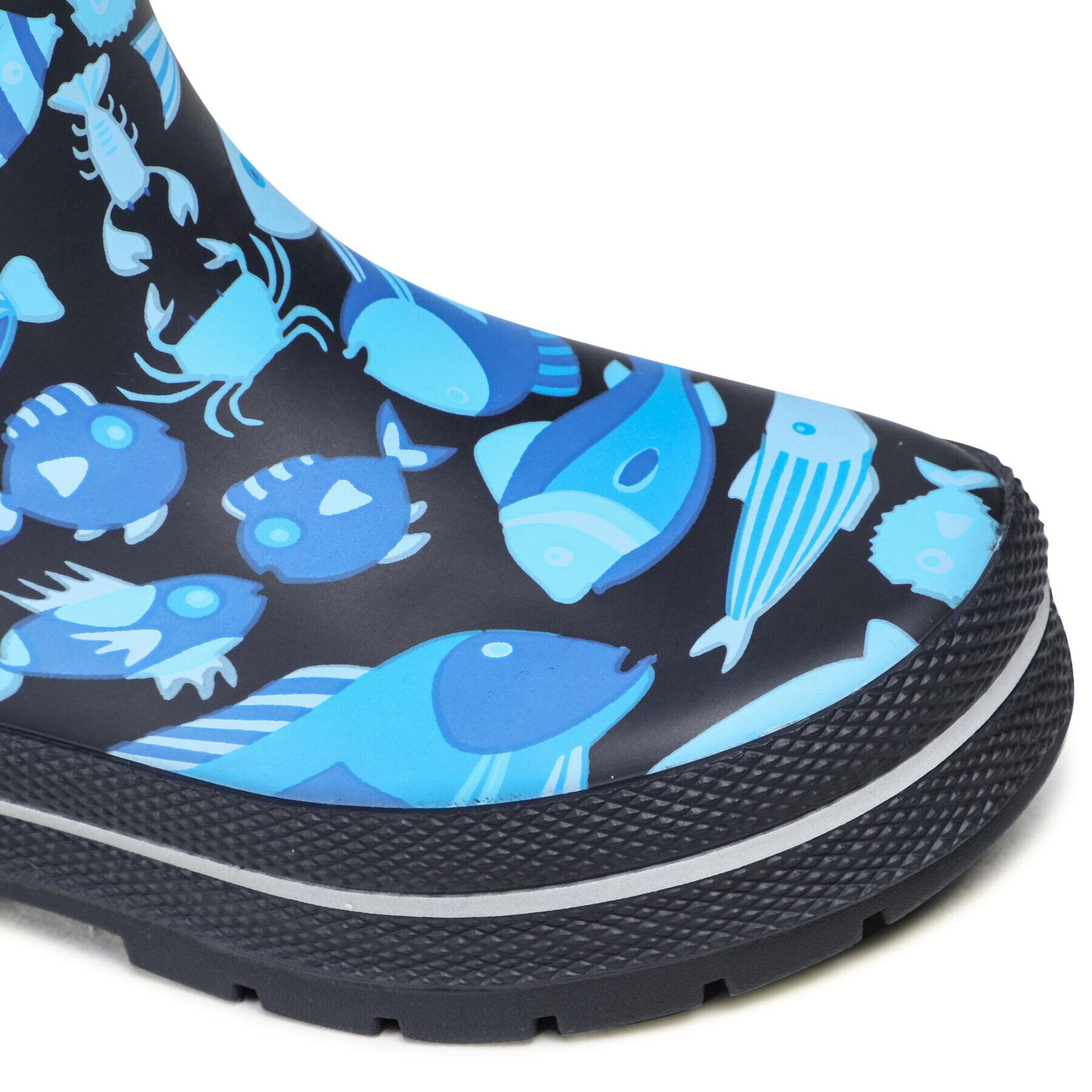 Helly Hansen Гумени ботуши Jk Splash Print 11673 597-7 24 Син - Pepit.bg