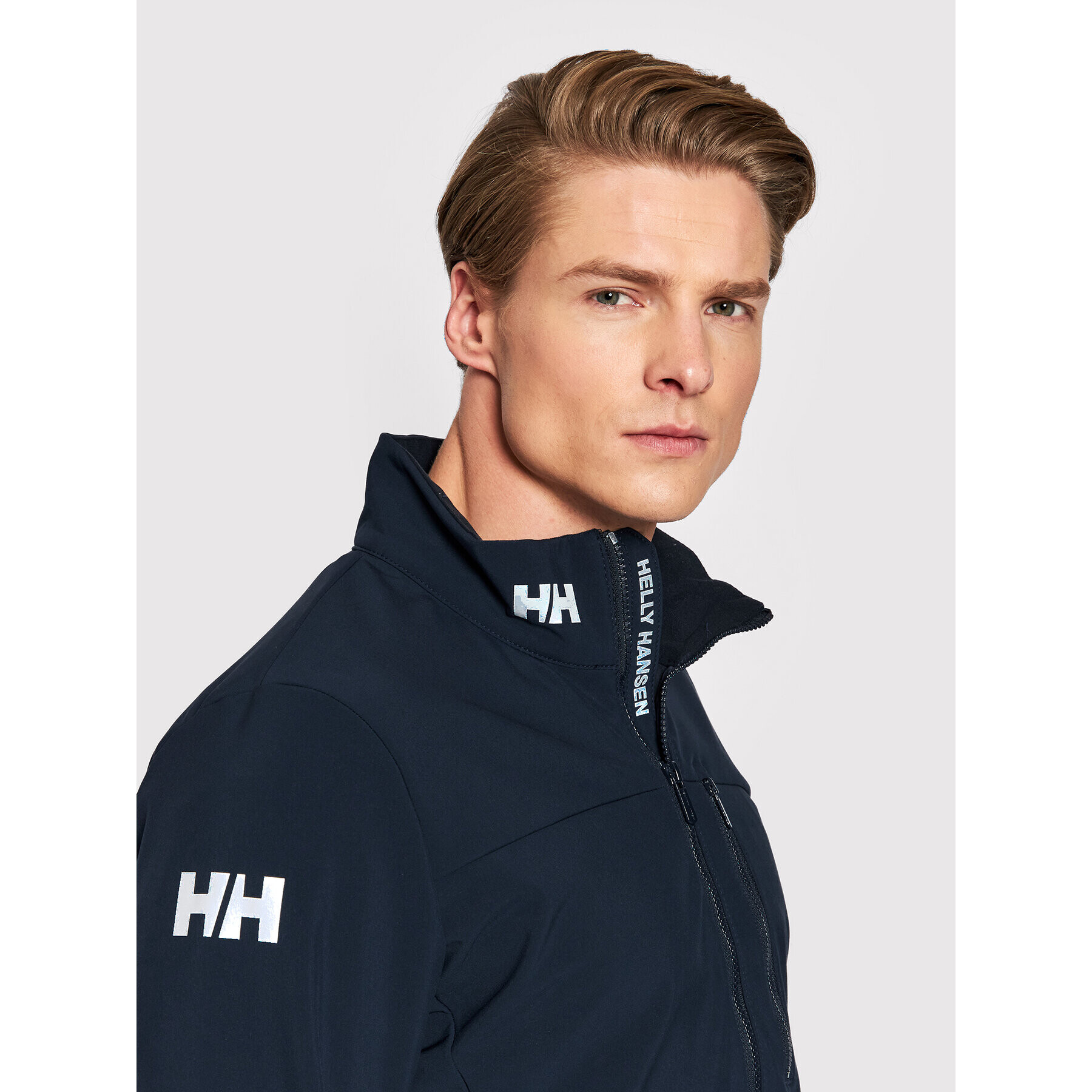 Helly Hansen Яке softshell Crew 30223 Тъмносин Regular Fit - Pepit.bg