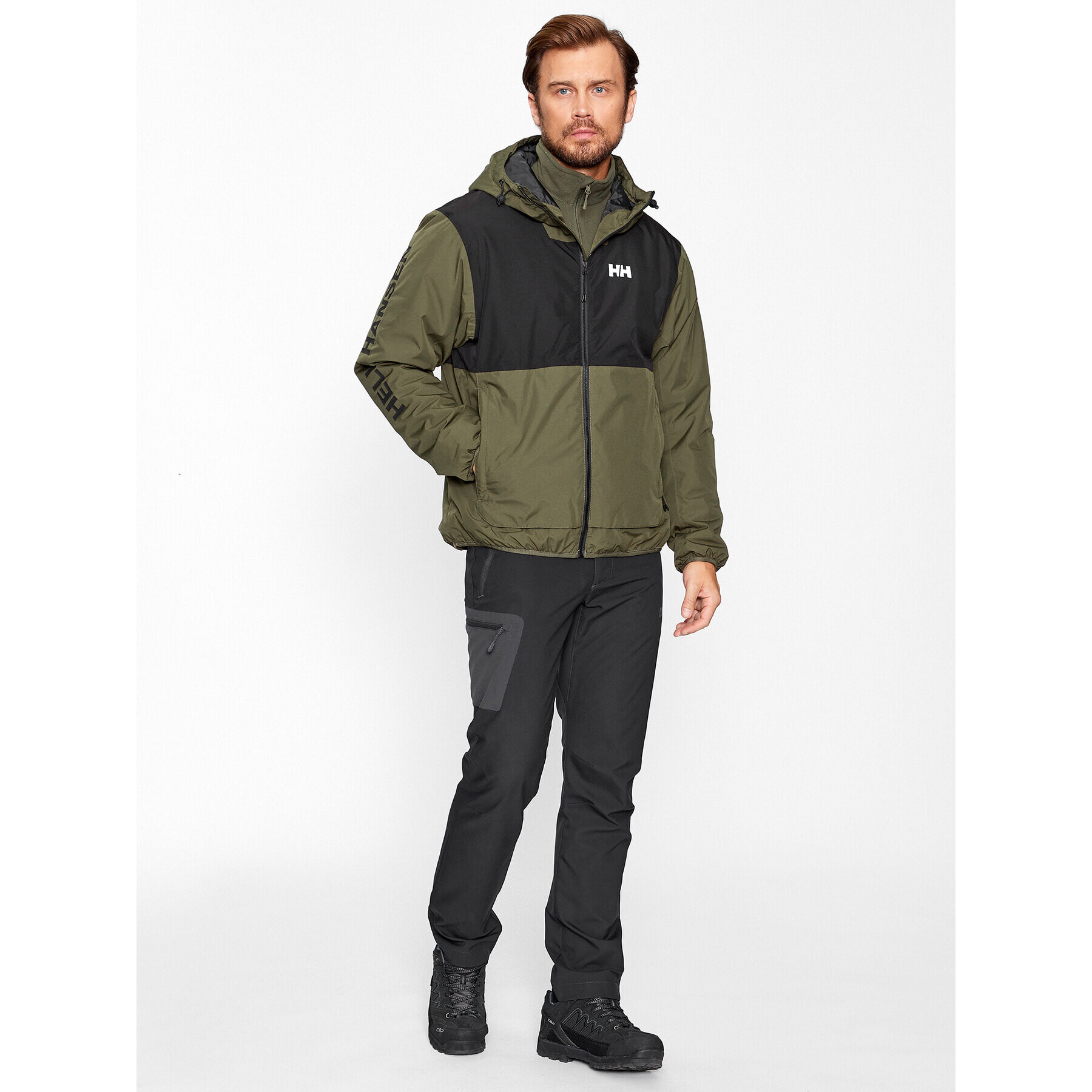 Helly Hansen Яке за дъжд Ervik Ins 53983 Каки Regular Fit - Pepit.bg