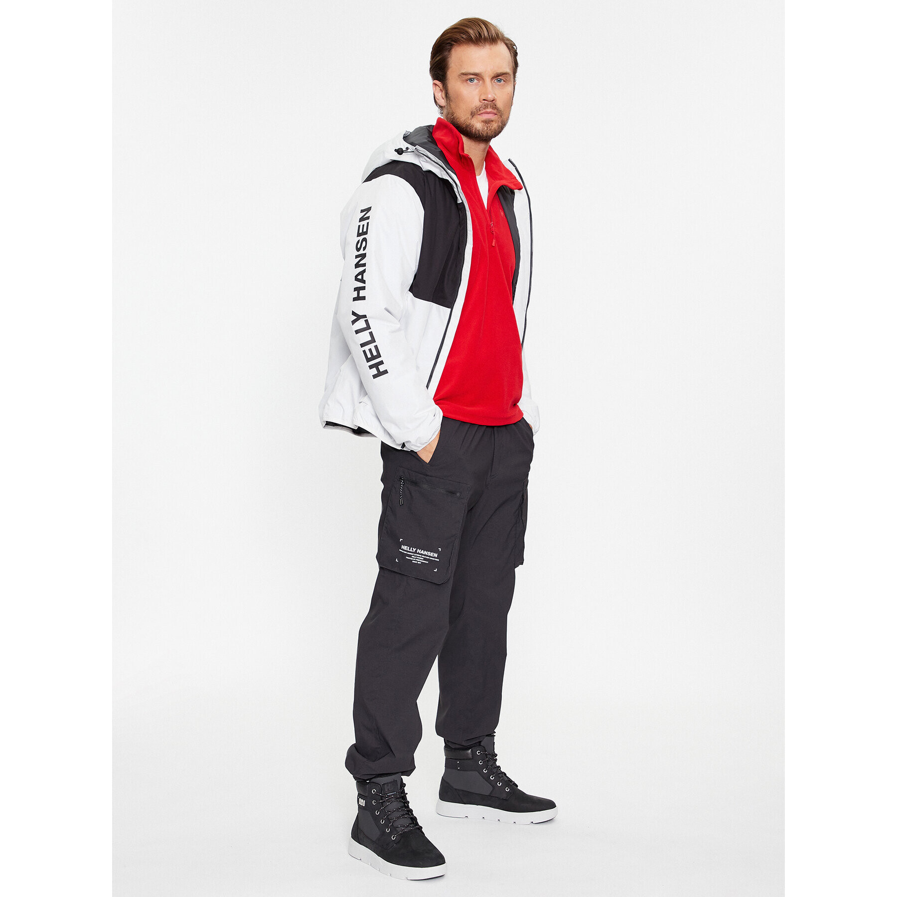 Helly Hansen Яке за дъжд Ervik Ins 53983 Сив Regular Fit - Pepit.bg