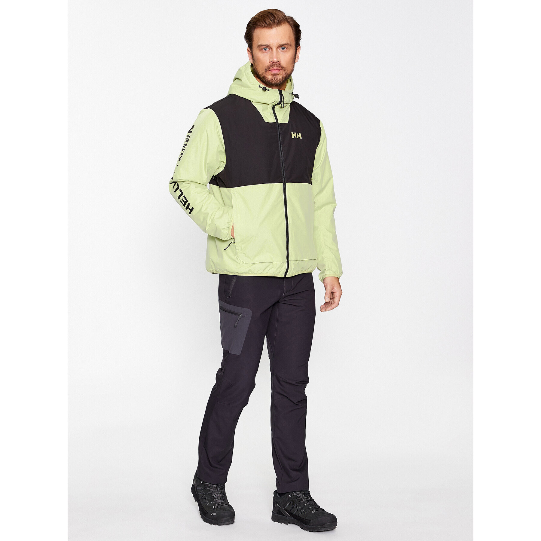 Helly Hansen Яке за дъжд Ervik Ins 53983 Зелен Regular Fit - Pepit.bg