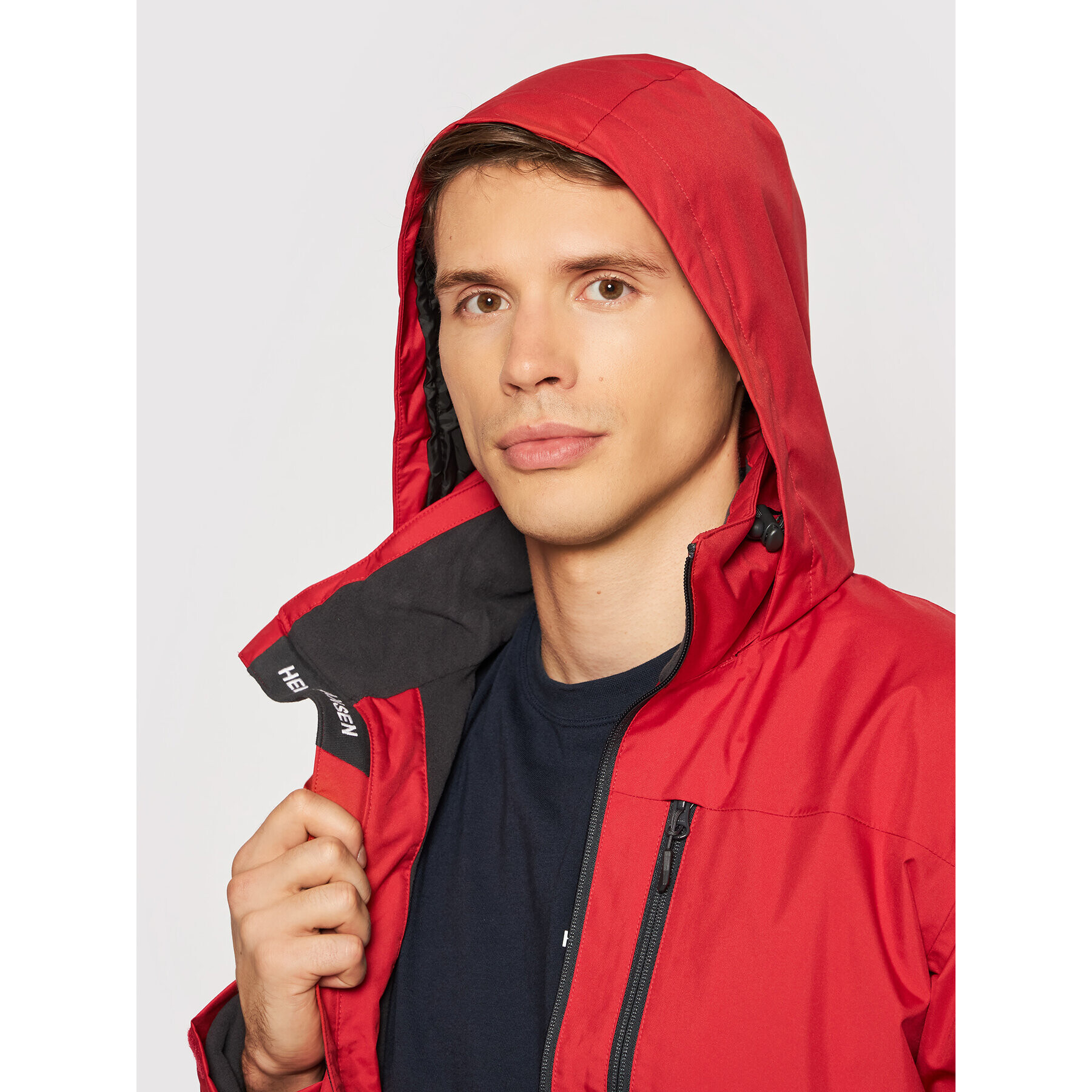 Helly Hansen Яке за дъжд Midlayer 33874 Червен Regular Fit - Pepit.bg