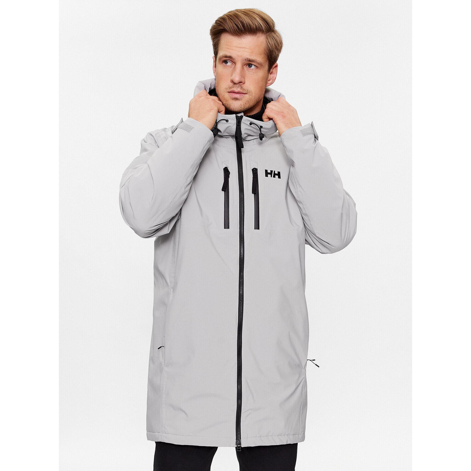 Helly Hansen Яке за дъжд Rain Parka 54002 Сив Regular Fit - Pepit.bg