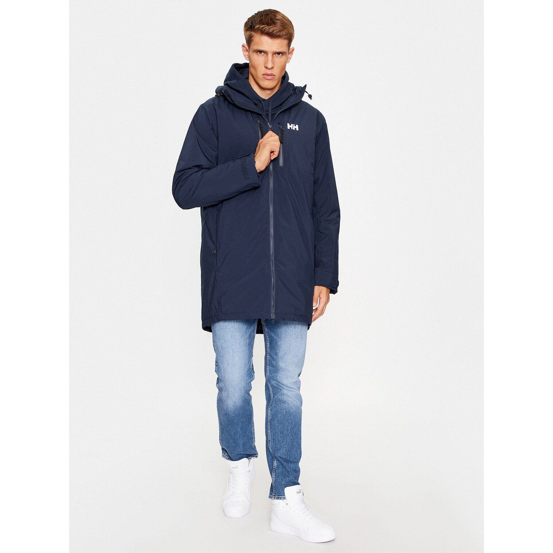 Helly Hansen Яке за дъжд Rain Parka 54002 Тъмносин Regular Fit - Pepit.bg