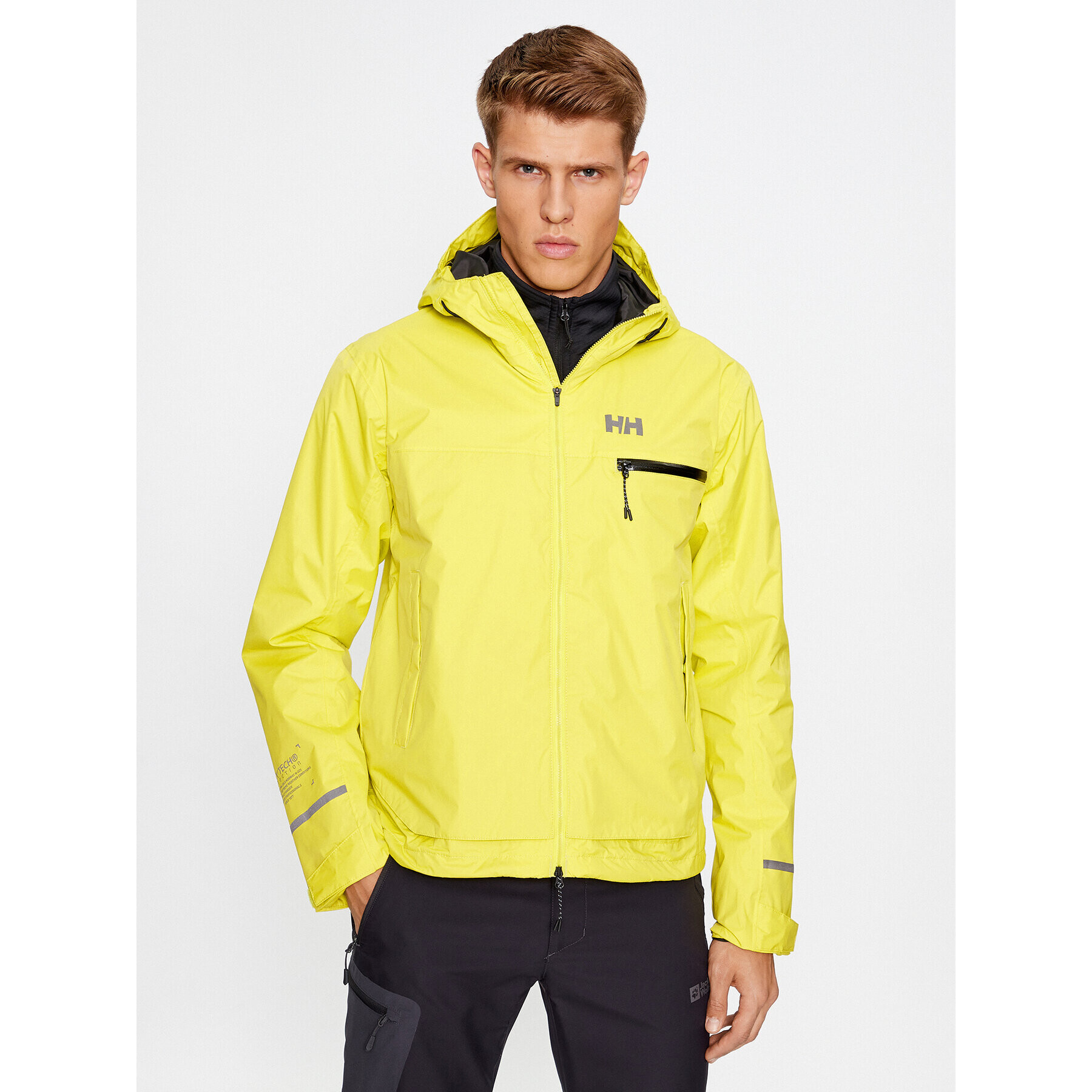 Helly Hansen Яке за дъжд Ride 53696 Жълт Regular Fit - Pepit.bg