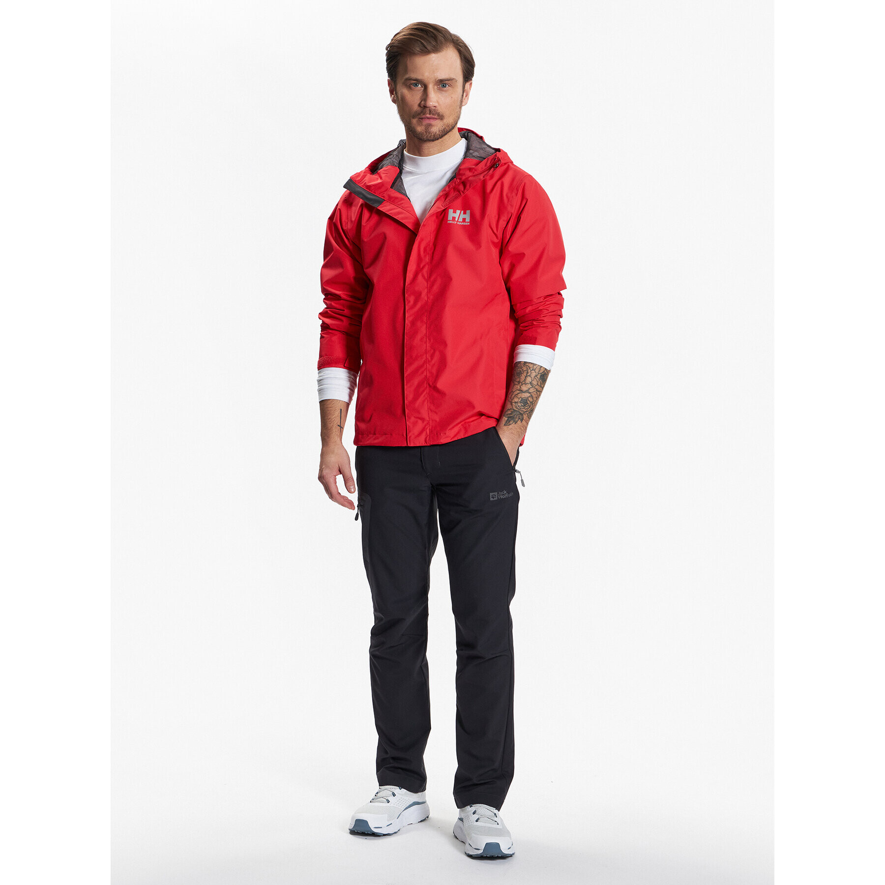 Helly Hansen Яке за дъжд Seven 62047 Червен Regular Fit - Pepit.bg