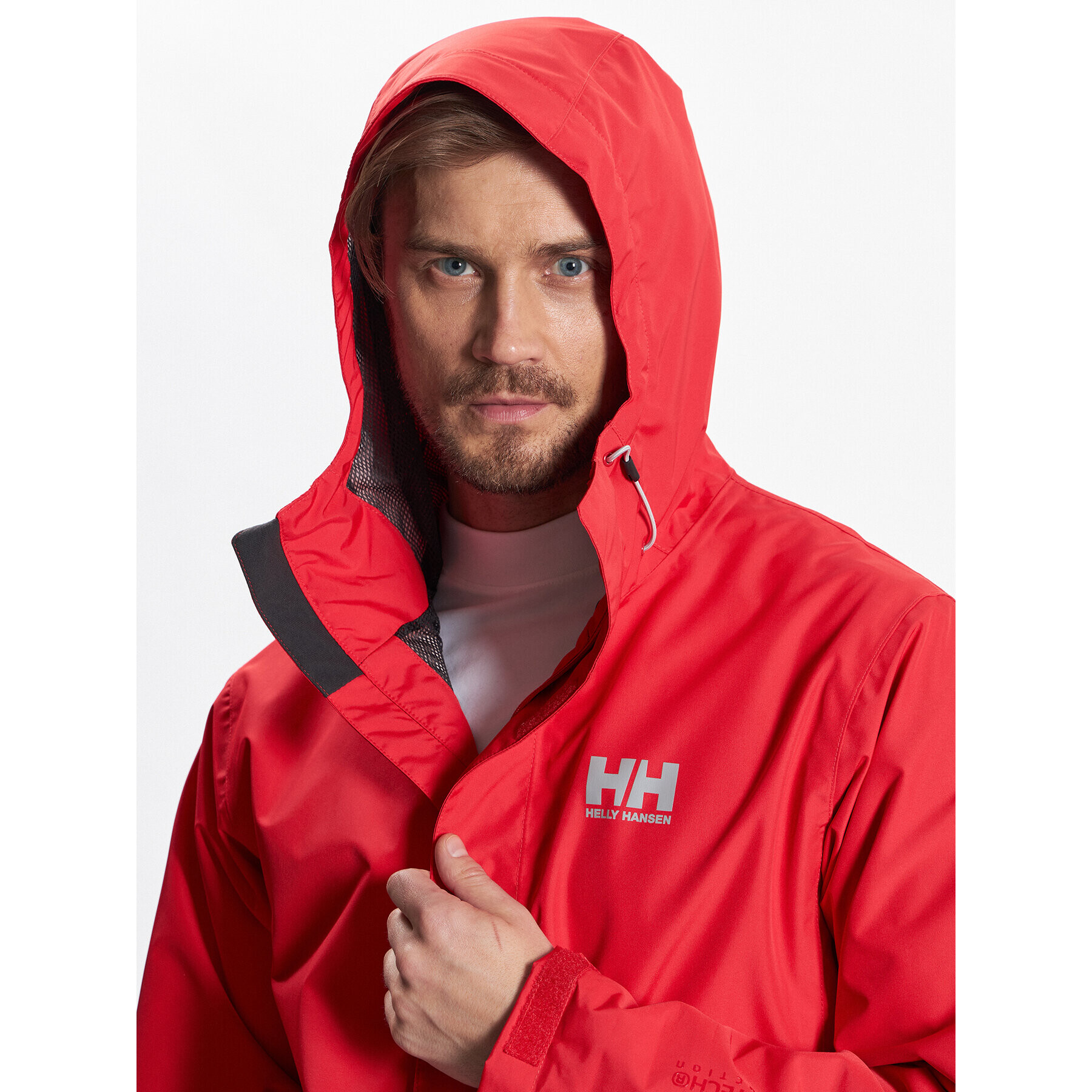 Helly Hansen Яке за дъжд Seven 62047 Червен Regular Fit - Pepit.bg