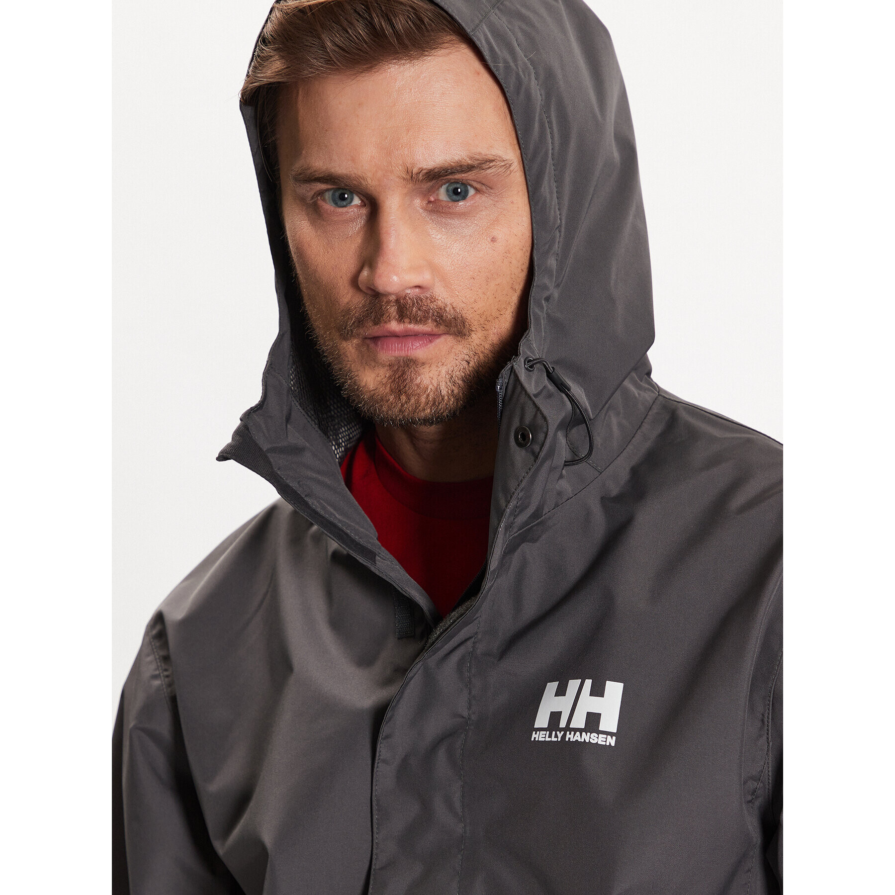 Helly Hansen Яке за дъжд Seven 62047 Сив Regular Fit - Pepit.bg