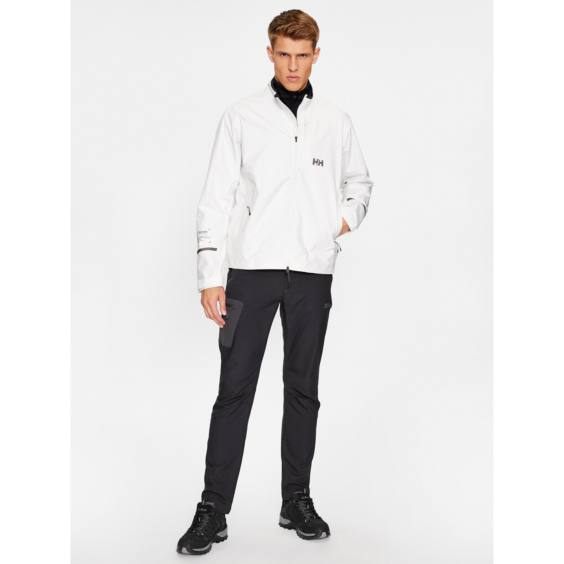 Helly Hansen Outdoor яке Ride 53695 Бял Regular Fit - Pepit.bg