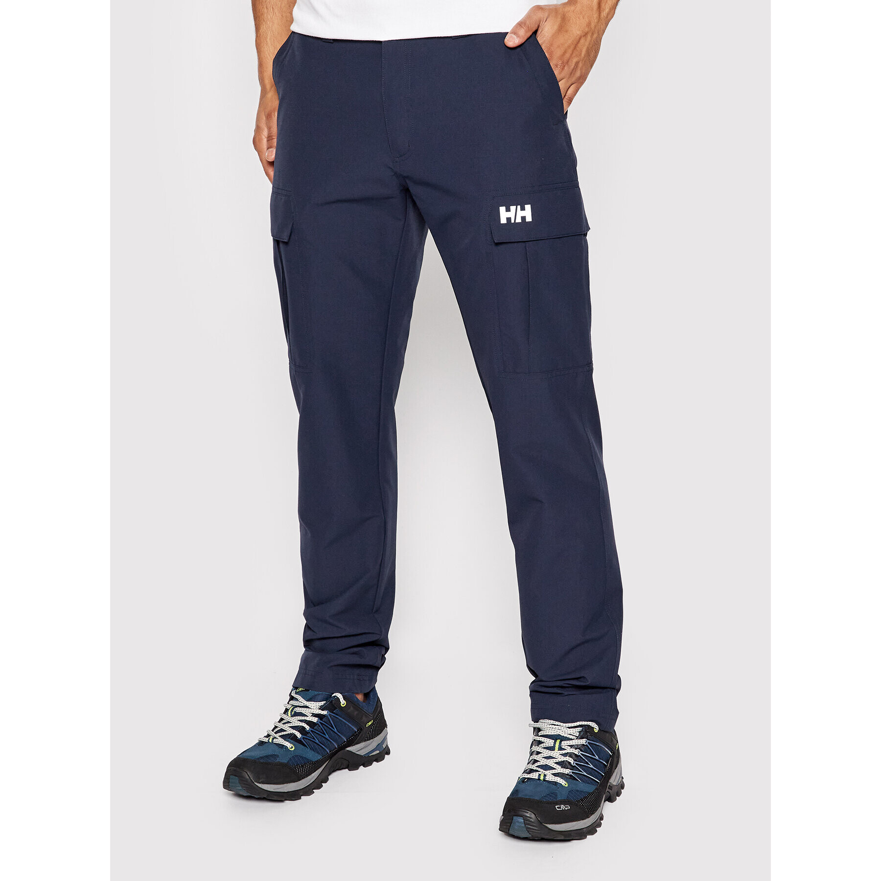 Helly Hansen Outdoor панталони Cargo 33996 Тъмносин Regular Fit - Pepit.bg