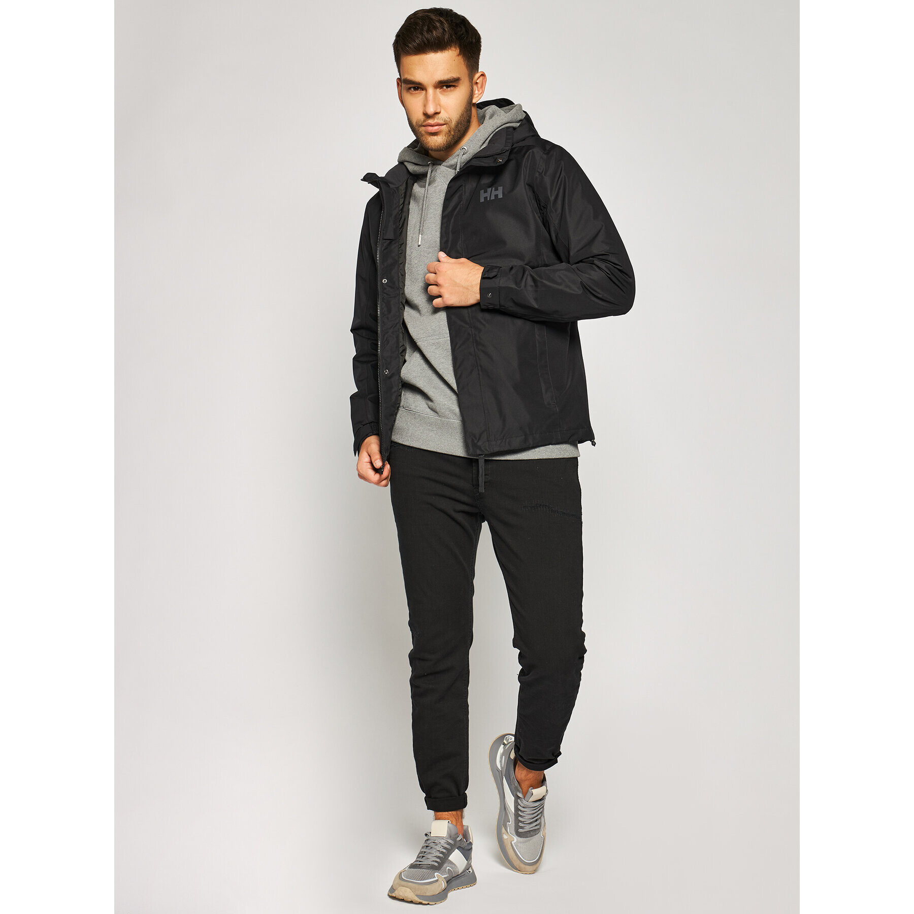 Helly Hansen Outdoor яке Dubliner 62643 Черен Regular Fit - Pepit.bg
