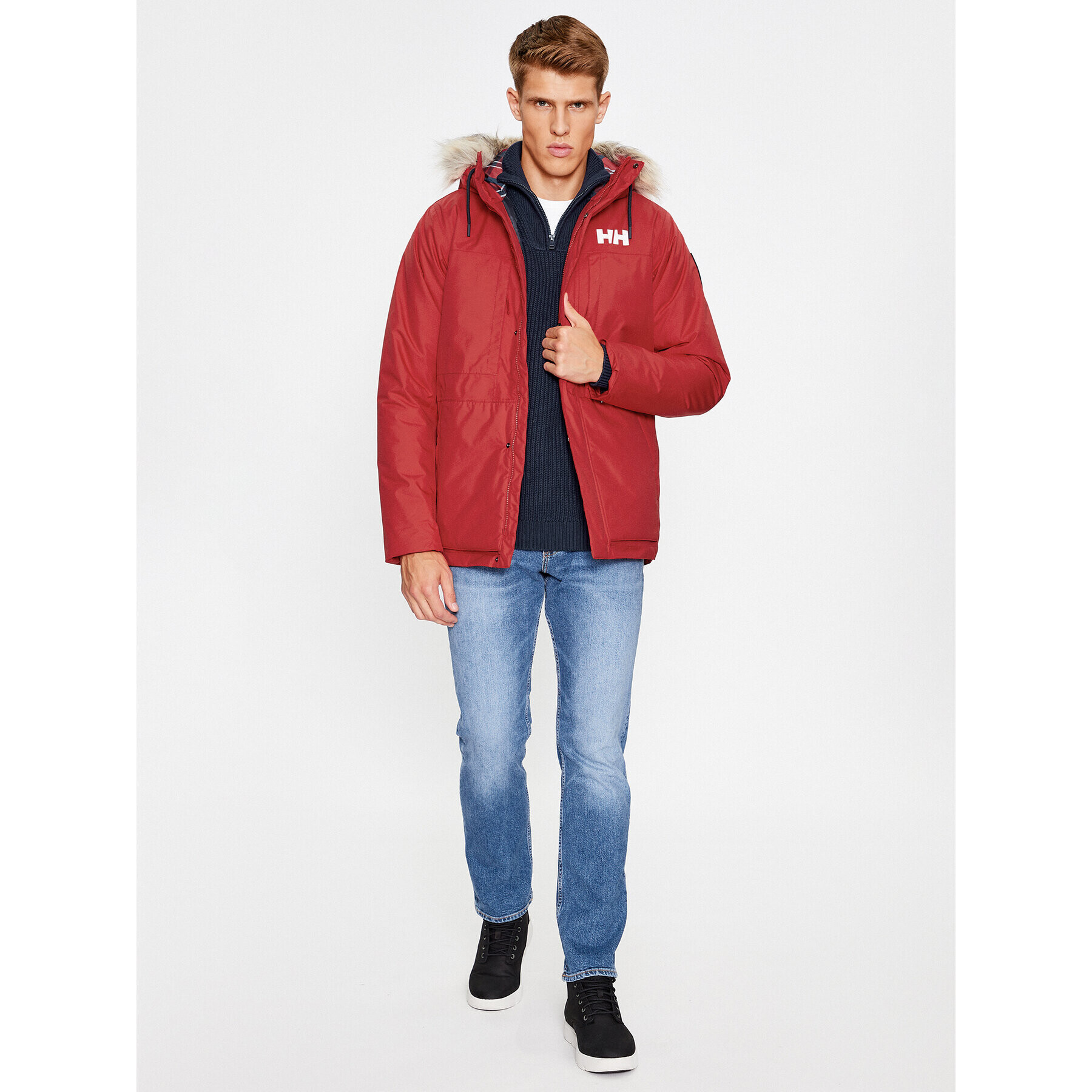Helly Hansen Парка Coastal 3.0 53995 Червен Regular Fit - Pepit.bg