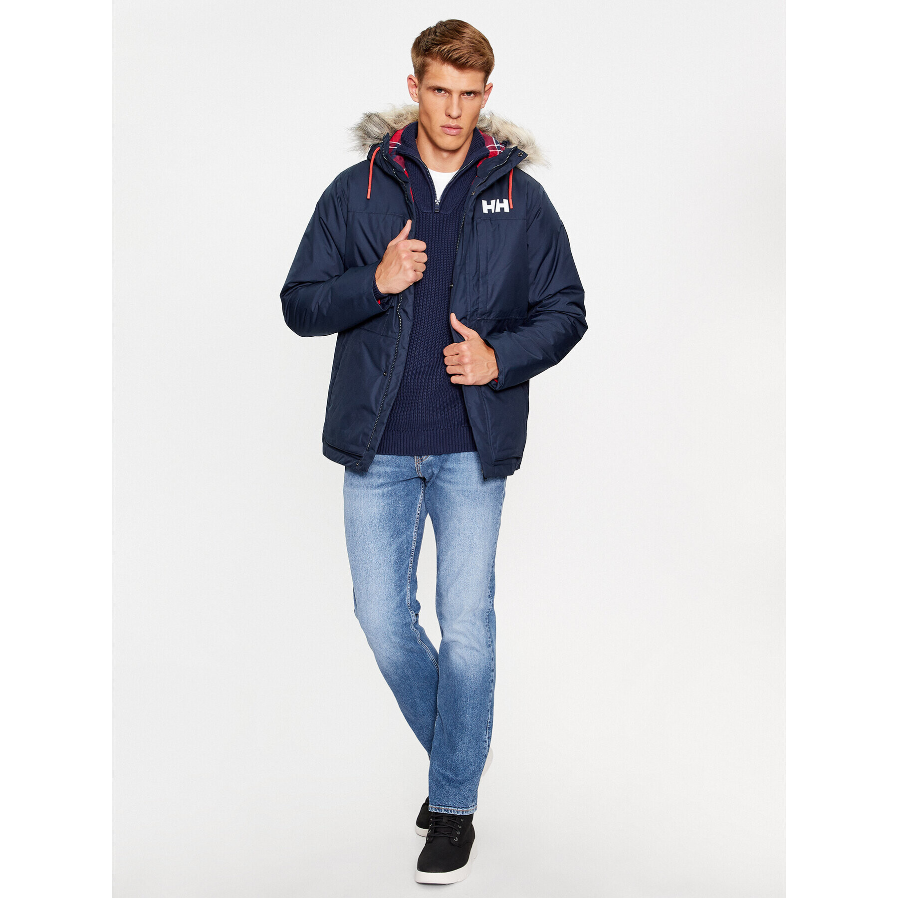 Helly Hansen Парка Coastal 53995 Тъмносин Regular Fit - Pepit.bg