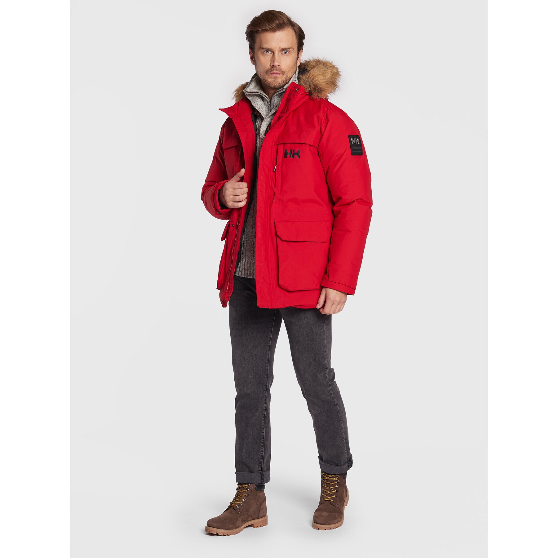 Helly Hansen Парка Nordsjo 53488 Червен Regular Fit - Pepit.bg