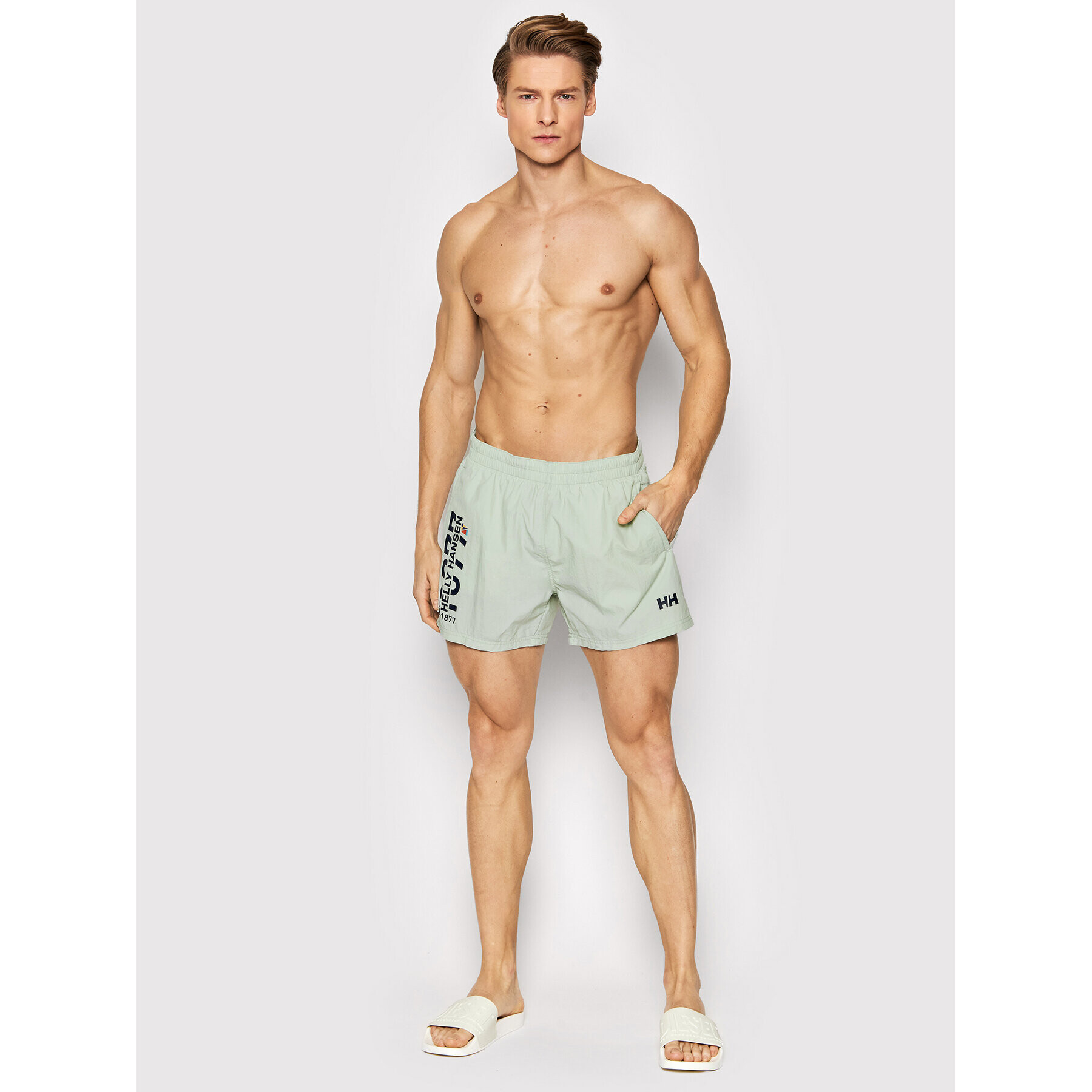 Helly Hansen Плувни шорти Cascais 34031 Зелен Regular Fit - Pepit.bg
