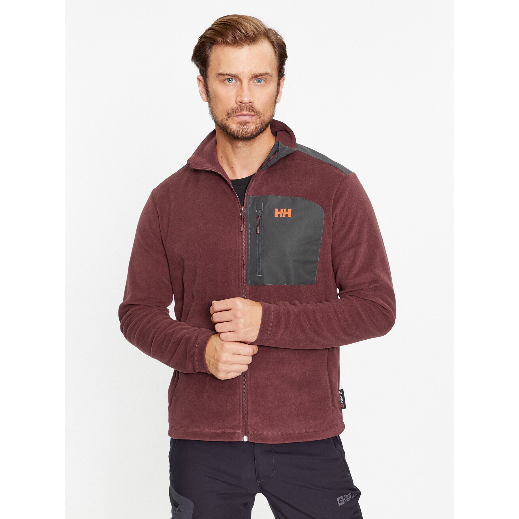 Helly Hansen Полар Daybreaker Block 49454 Бордо Regular Fit - Pepit.bg