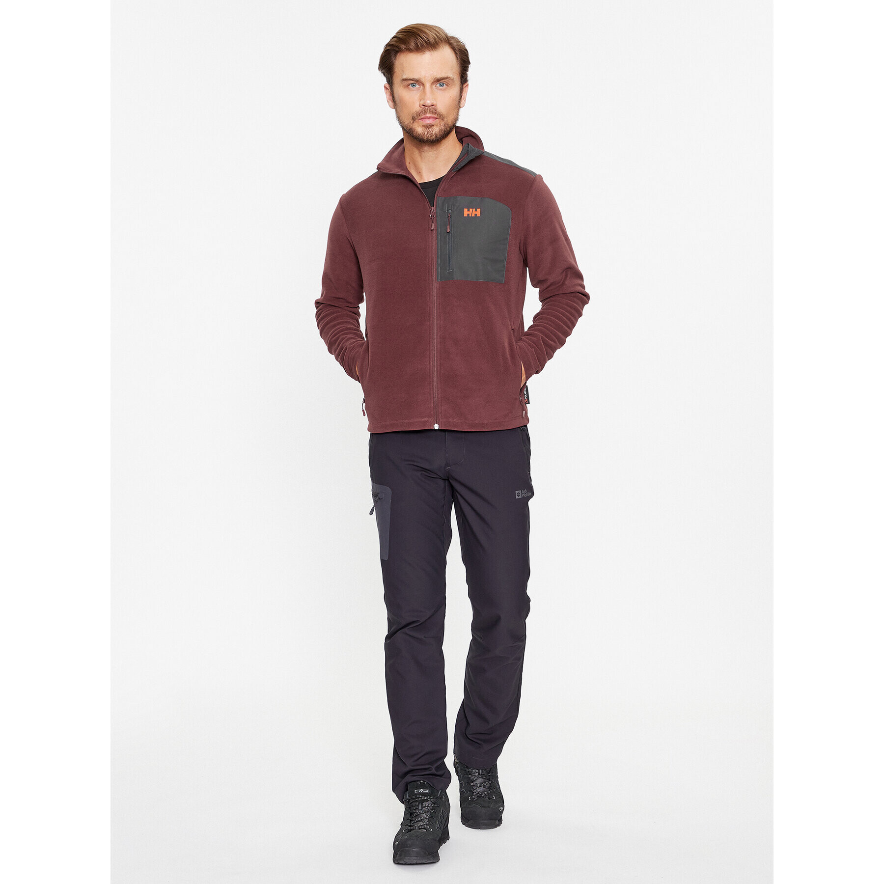 Helly Hansen Полар Daybreaker Block 49454 Бордо Regular Fit - Pepit.bg