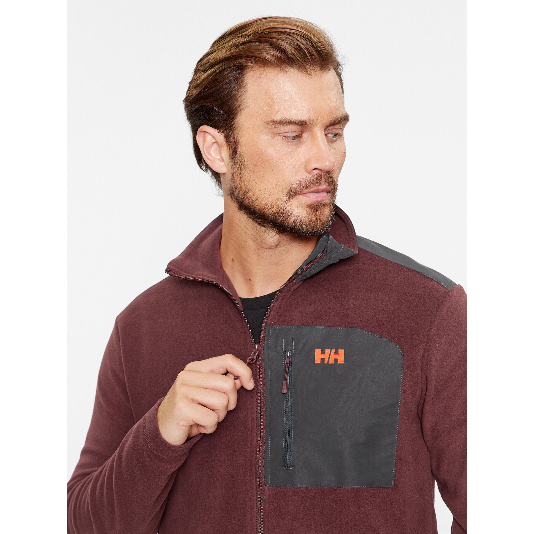 Helly Hansen Полар Daybreaker Block 49454 Бордо Regular Fit - Pepit.bg