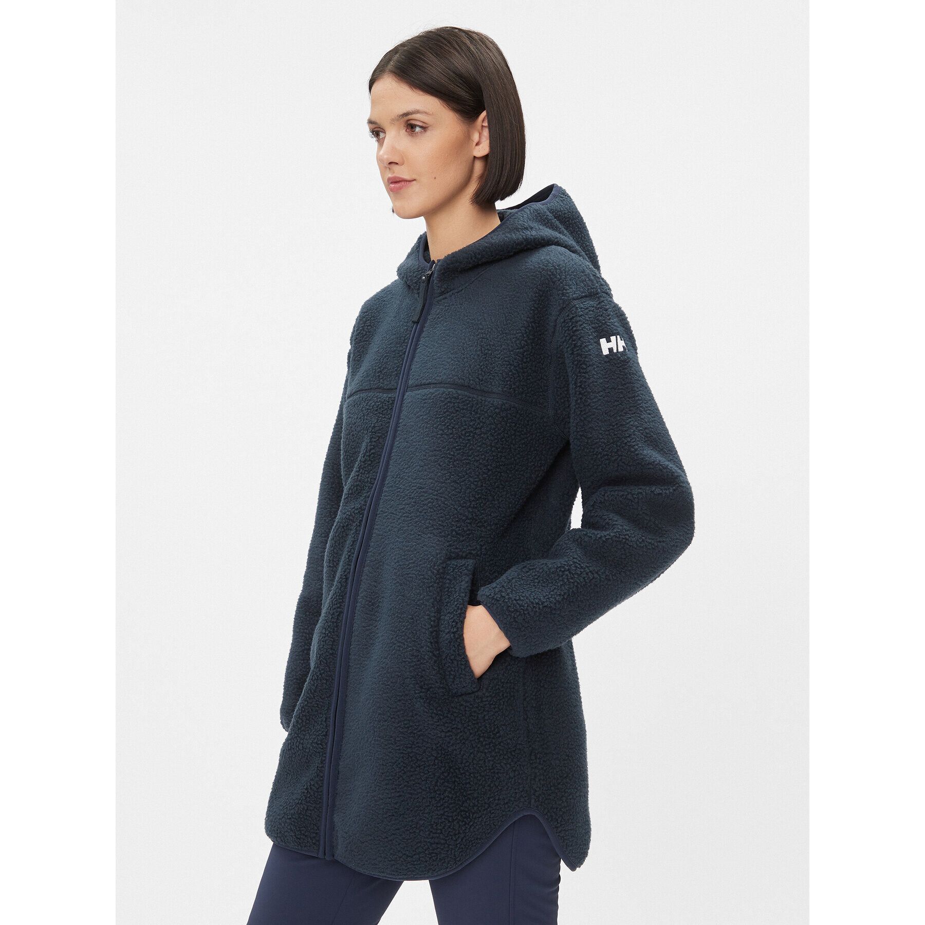 Helly Hansen Полар Maud Pile 53815 Тъмносин Relaxed Fit - Pepit.bg