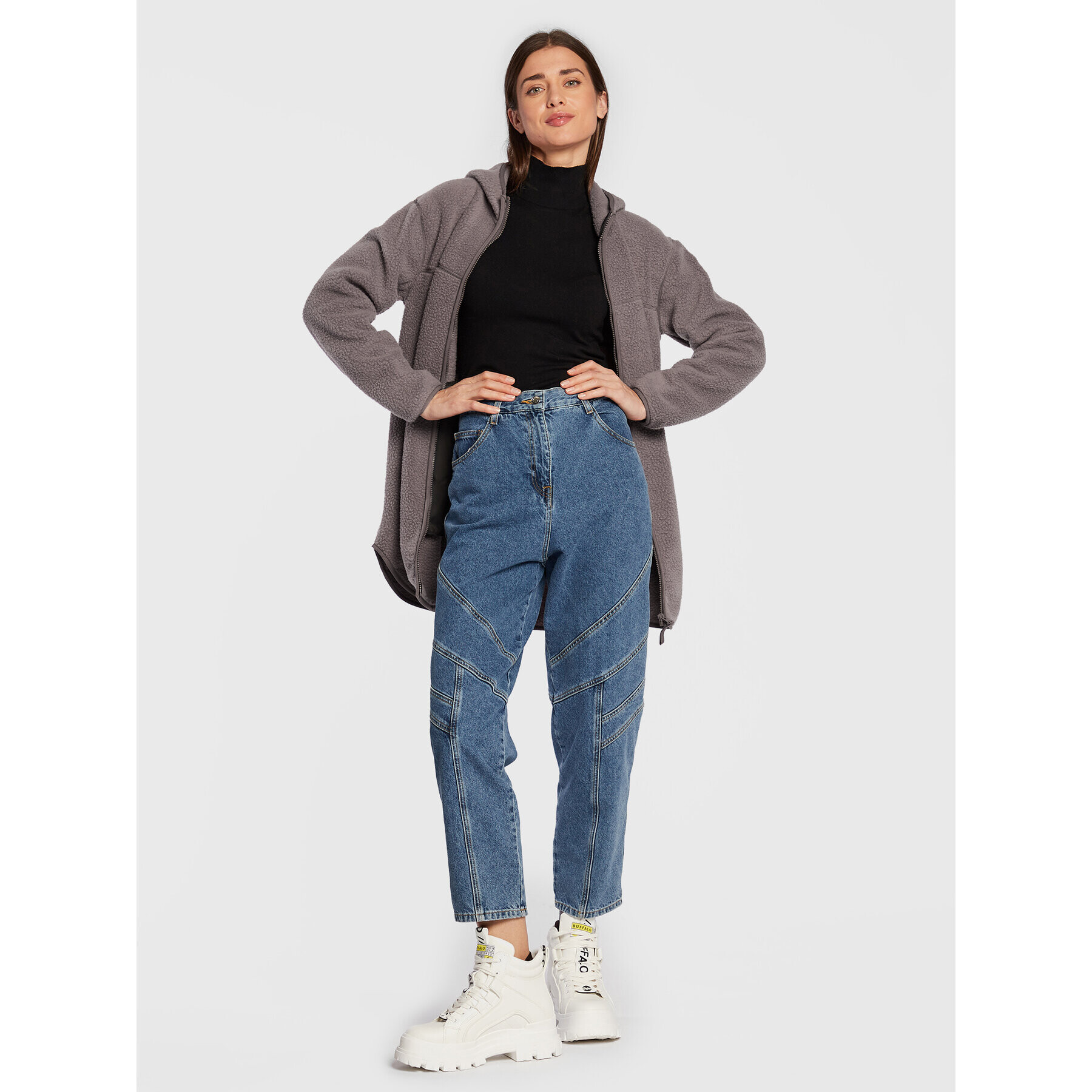 Helly Hansen Полар Maud Pile 53815 Виолетов Relaxed Fit - Pepit.bg