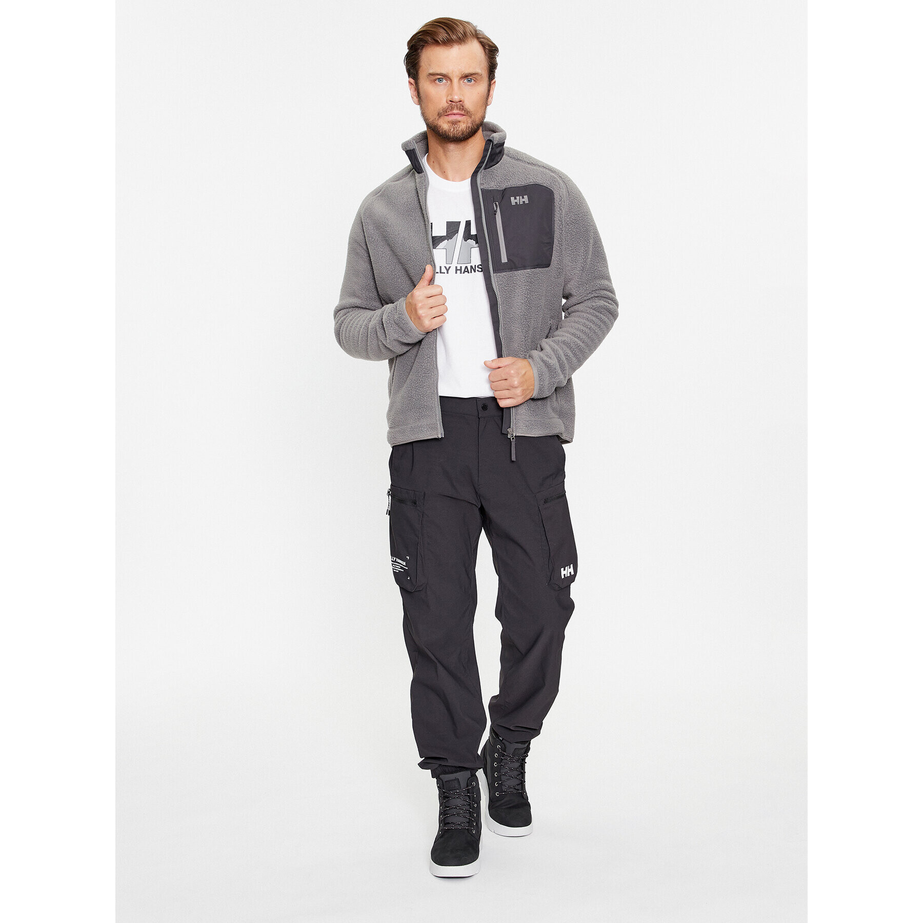 Helly Hansen Полар Panorama 49460 Сив Regular Fit - Pepit.bg