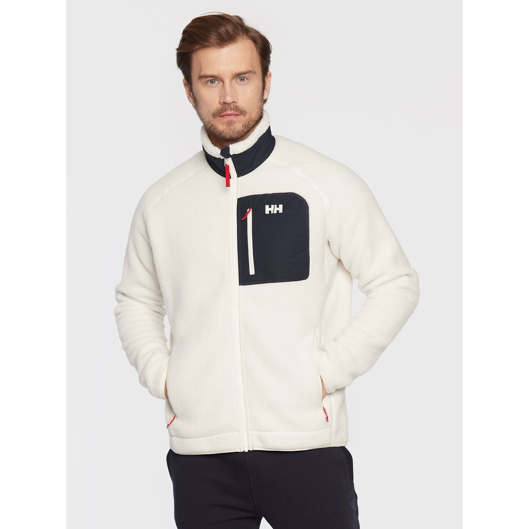 Helly Hansen Полар Panorama Pile Block 49460 Бял Regular Fit - Pepit.bg